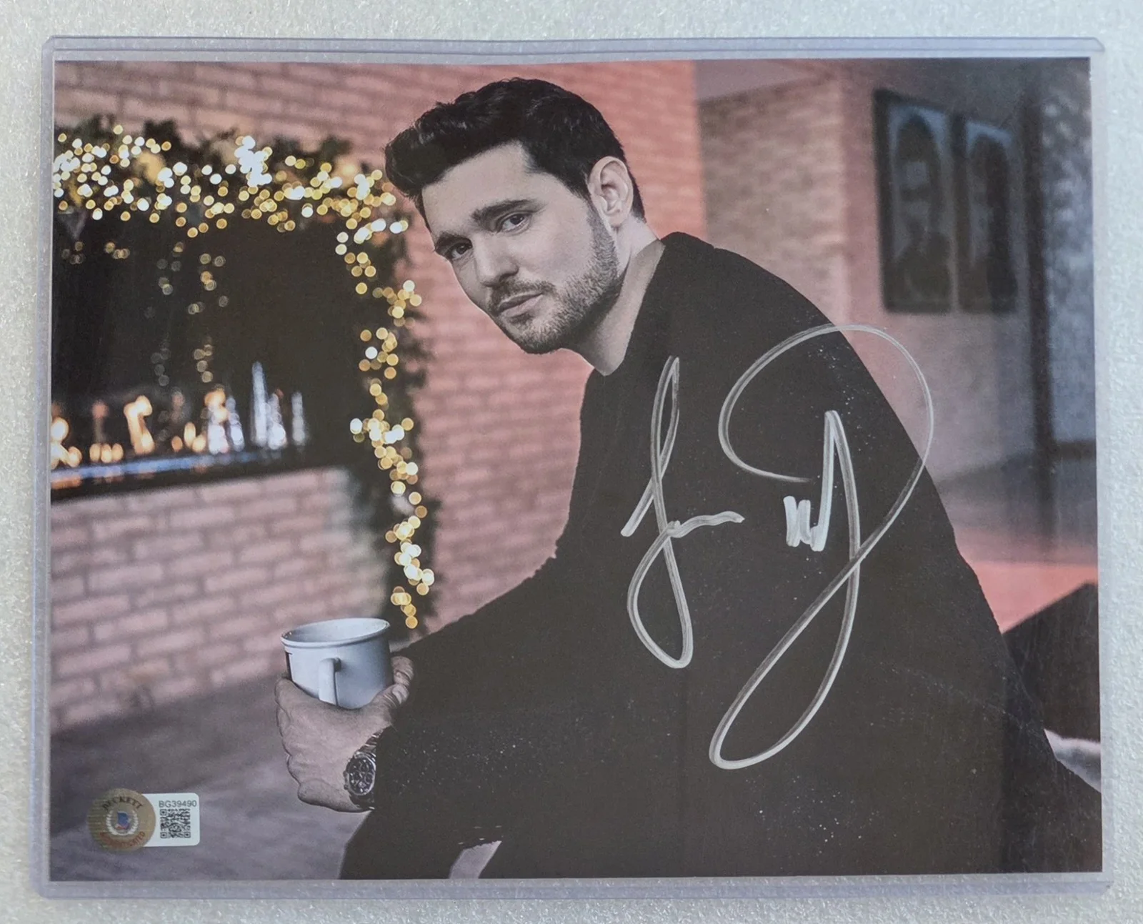 MICHAEL BUBLE SIGNED PHOTO BECKETT BAS COA AUTOGRAPHED 8X10 MUSIC GIFT PRESENT, image 2