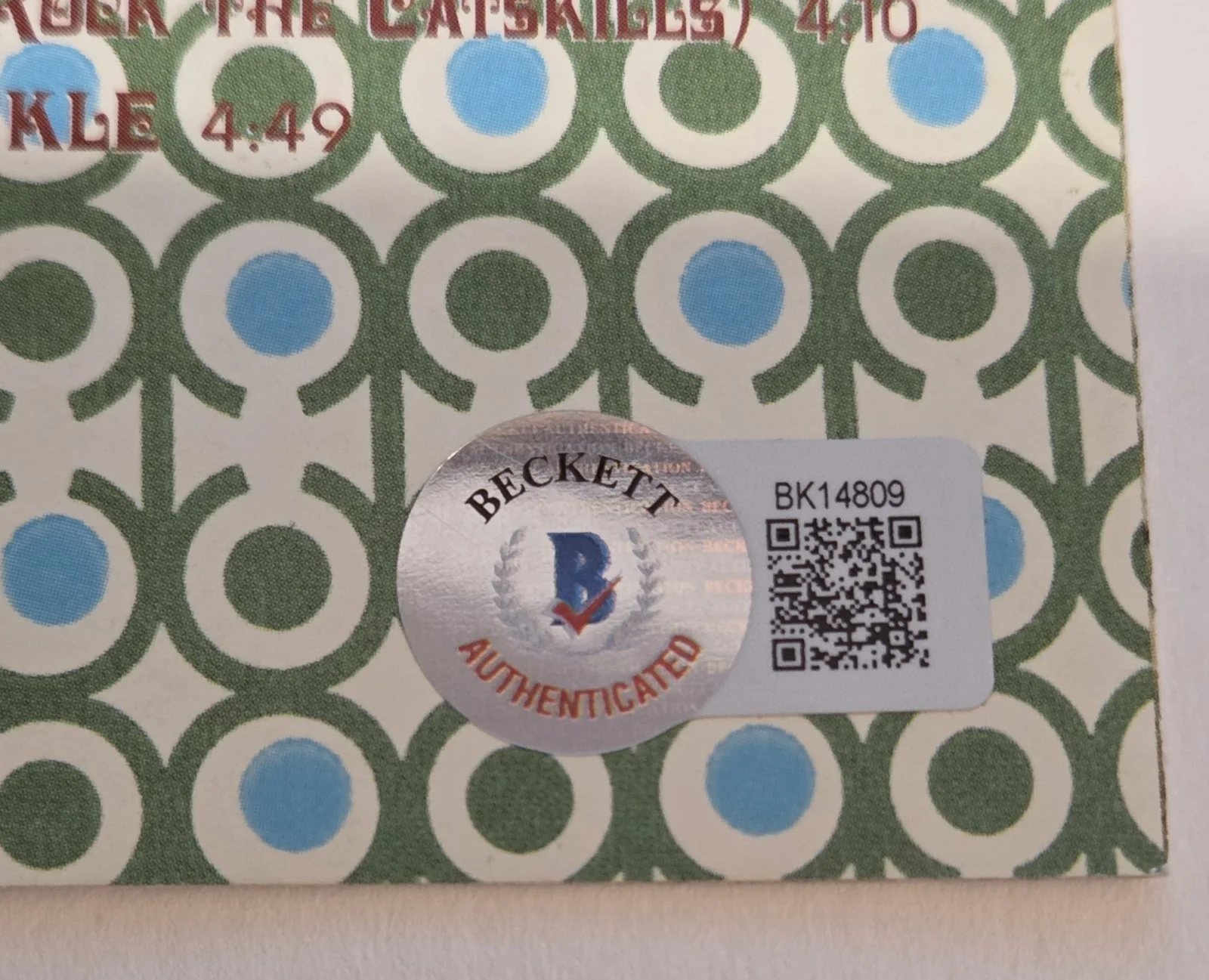 BECK AUTOGRAPHED BECKETT COA BAS CD SIGNED MUSIC DISPLAY ODELAY GIFT PRESENT, image 5