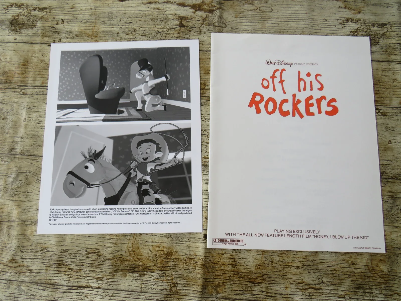 HONEY I BLEW UP THE KID ORIGINAL 1992 CINEMA PRESS KIT Rick Moranis 6 PHOTOS, изображение 3