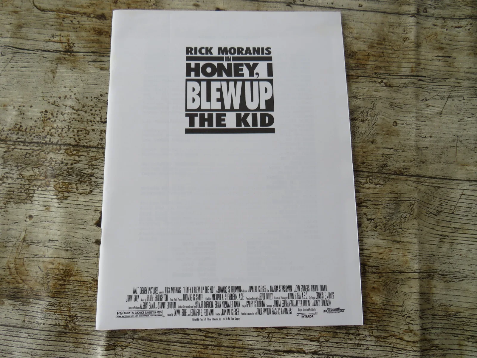HONEY I BLEW UP THE KID ORIGINAL 1992 CINEMA PRESS KIT Rick Moranis 6 PHOTOS, изображение 4