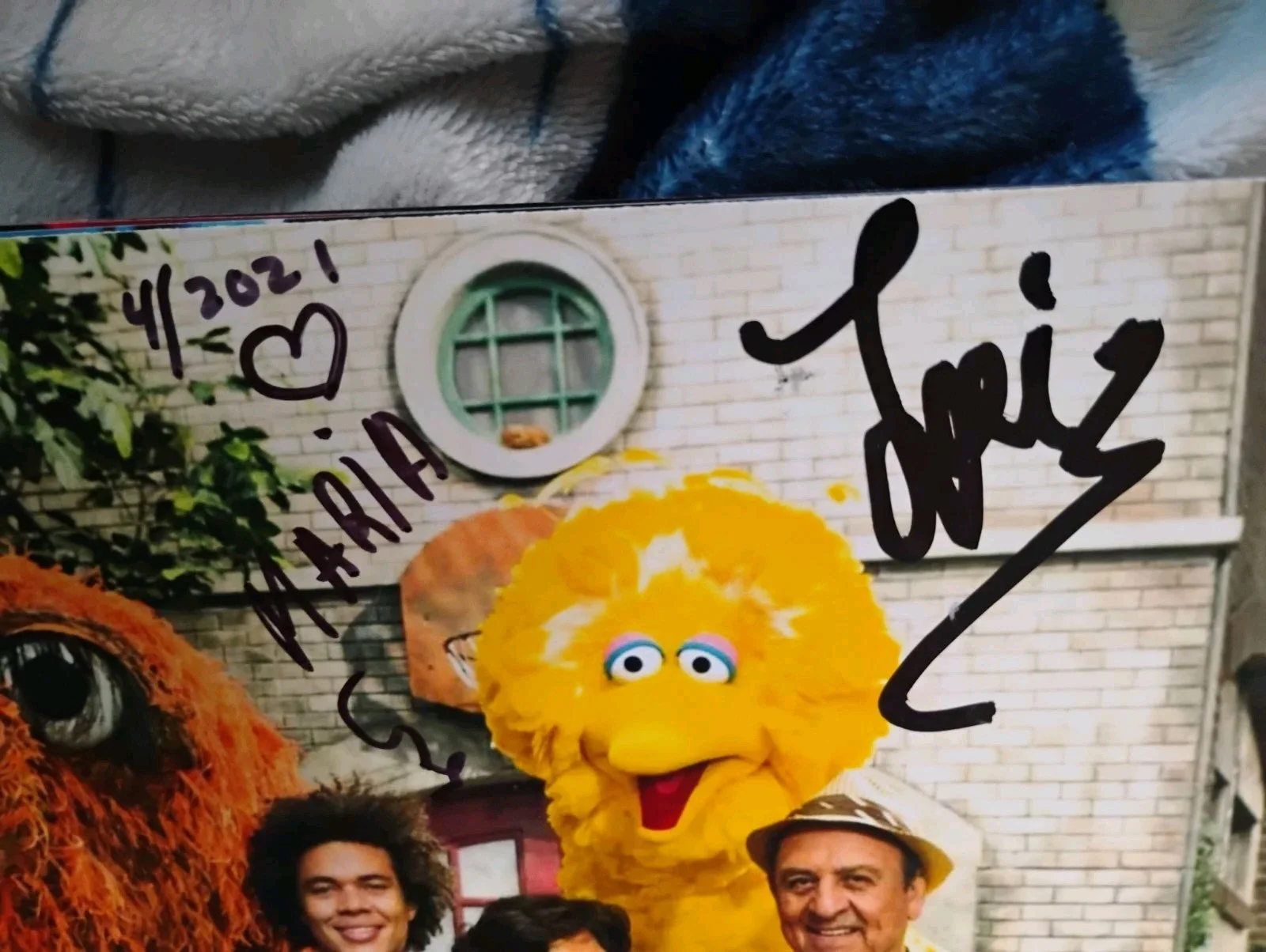 Sonia marzano Emilio delgado — SESAME STREET MARIA SONIA MARZANO RIP LUIS EMILIO DELGADO DUAL SIGNED 8X10 PHOTO, изображение 2