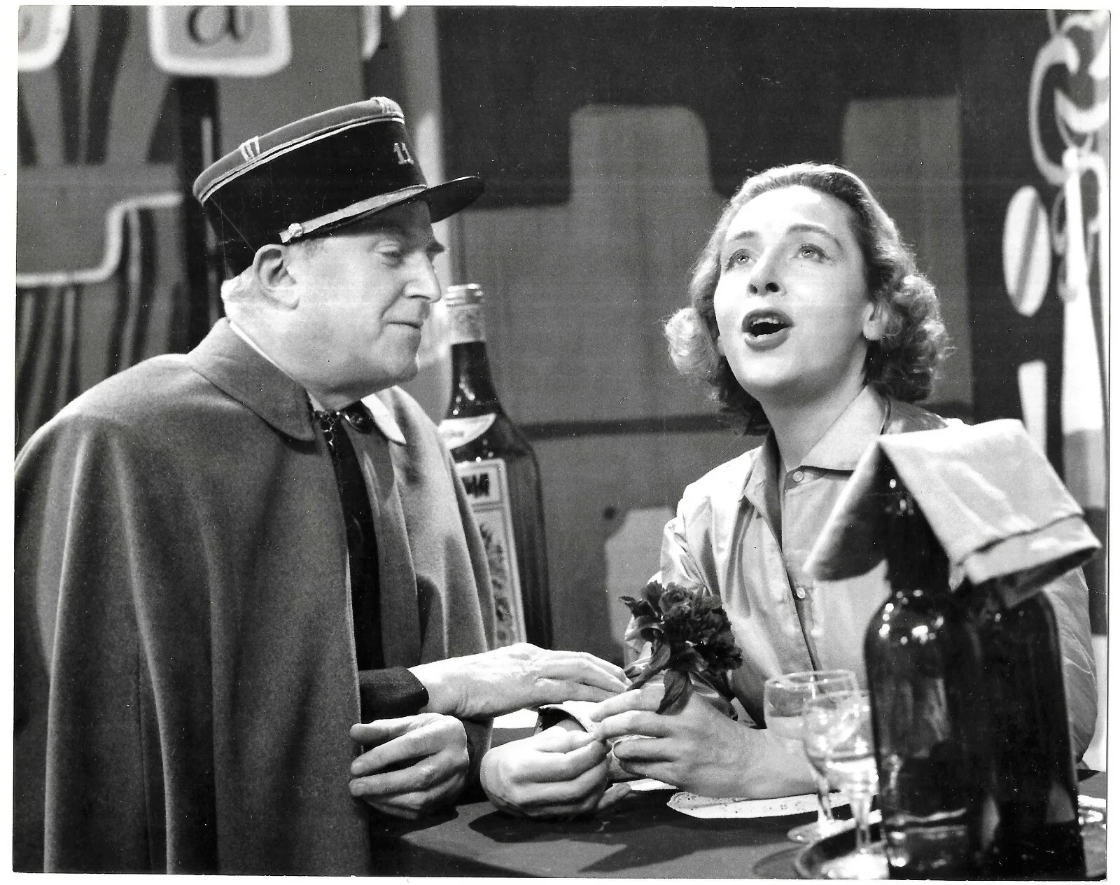 British Actor Jack Warner Press Photo Police Inspector Uniform Woman Actress, изображение 2