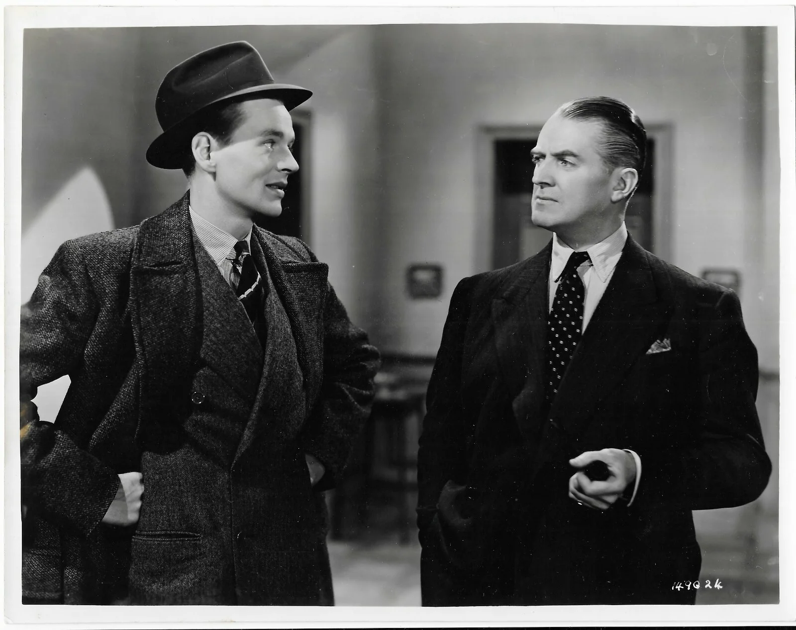 Vintage J.A Rank Movie Photo Easy Money Jack Warner & Jack Watling Film 1948, изображение 2