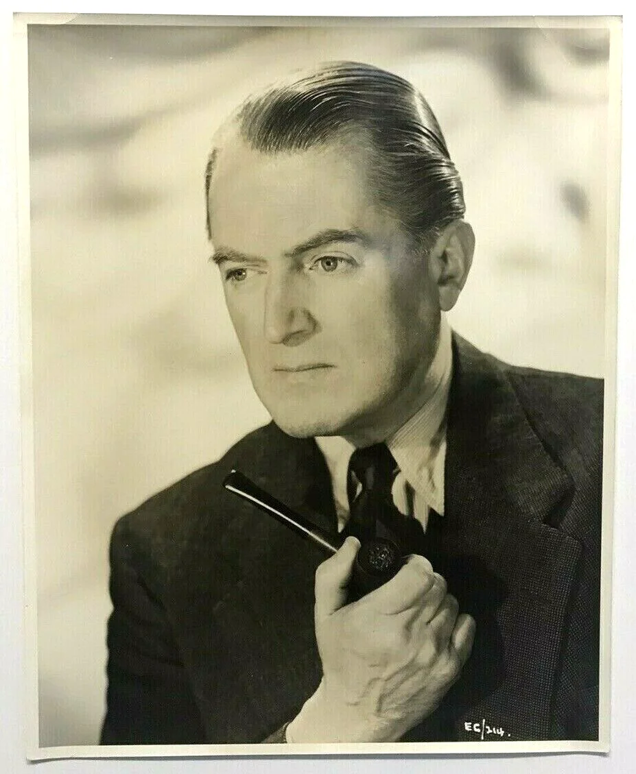 British Actor Jack Warner Studio Photo Emergency Call Film Movie Pipe 1952, image 2