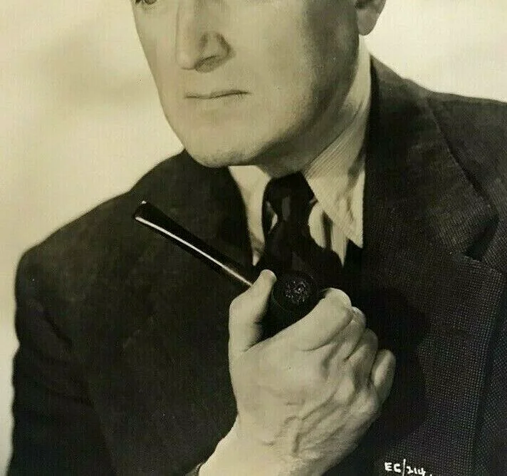 British Actor Jack Warner Studio Photo Emergency Call Film Movie Pipe 1952, image 3