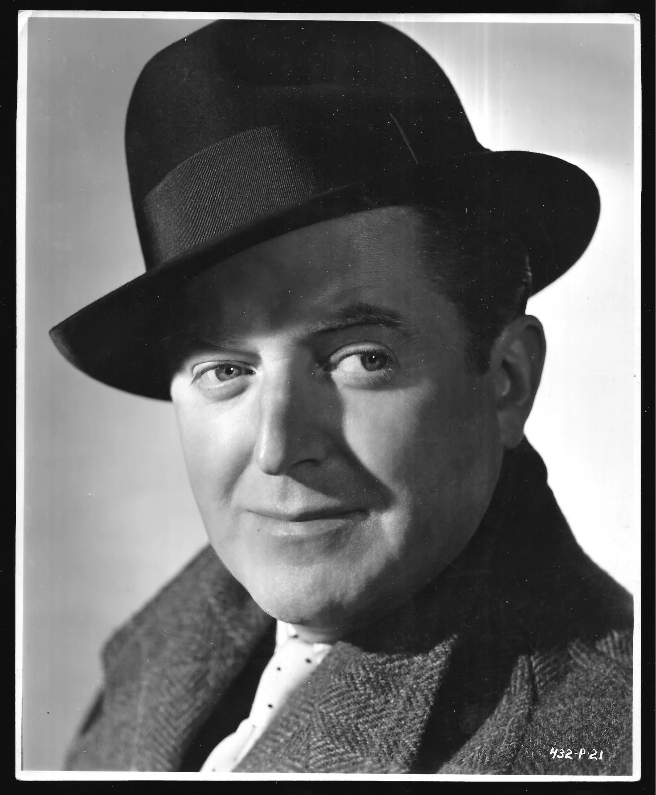 British Actor Jack Warner Press Photo Bowler Hat Ealing Studios 1940s-1950s, image 2