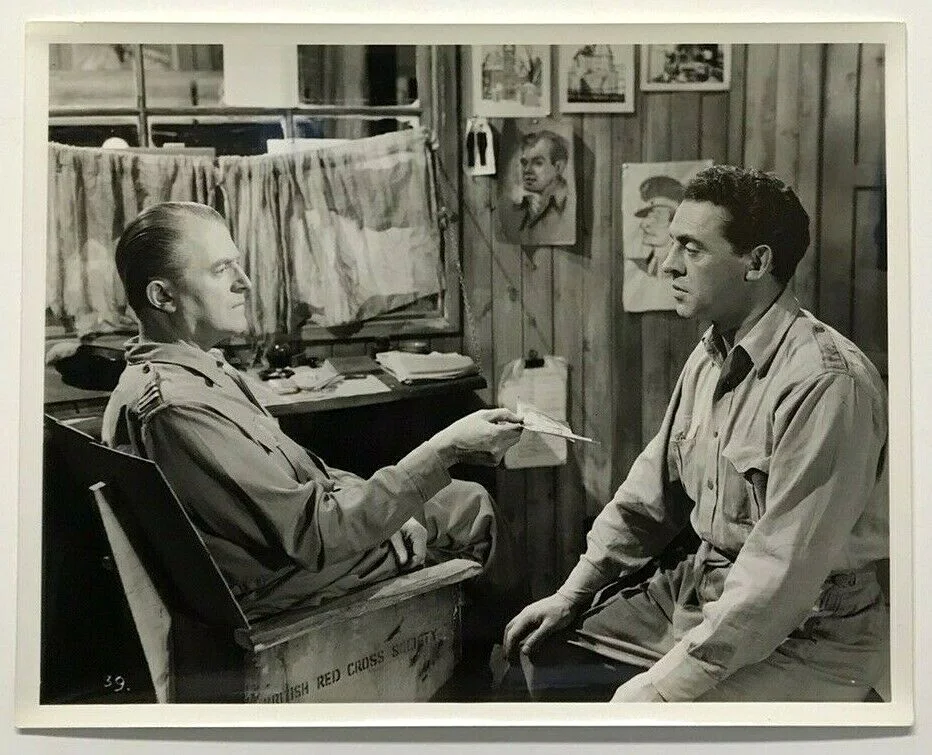 Vintage Movie Film Photo Jack Warner Albert RN William Sylvester Scene 1953, изображение 2
