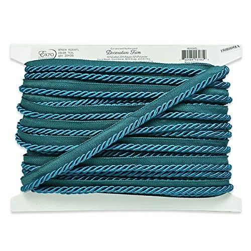 Trims By The Yard Emmerson 1/4 Twisted Lip Cord Trim Versatile Trim For Diy, image 2