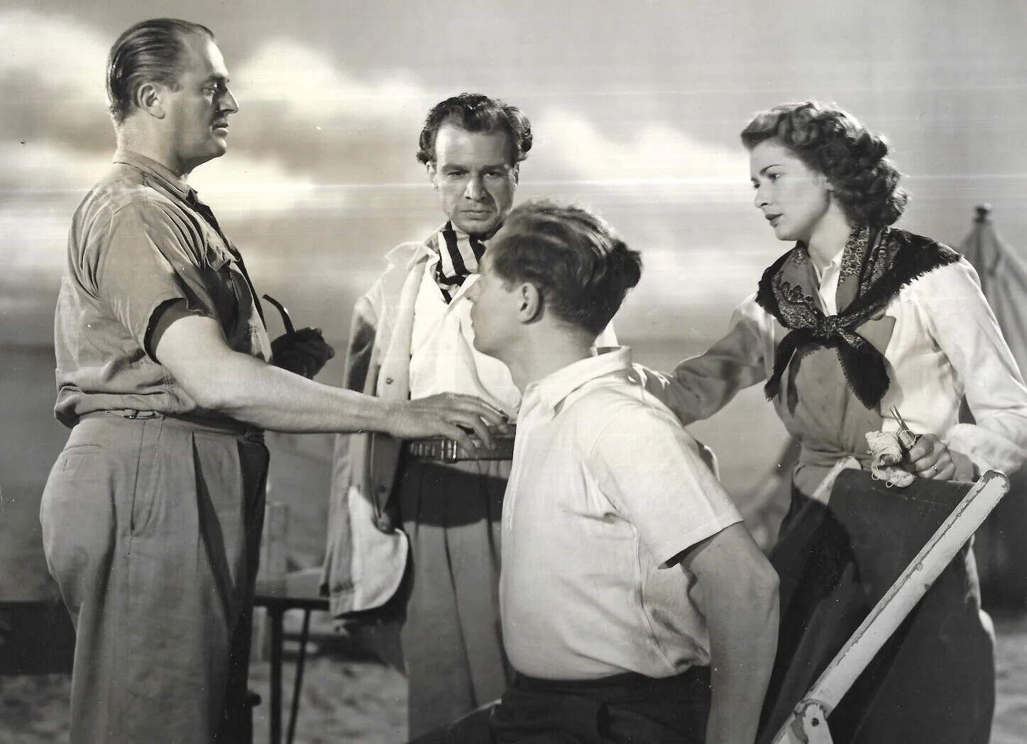 Actor Jack Warner Movie Film Photo Huggetts Abroad Dinah Sheridan Olaf Pooley, изображение 2