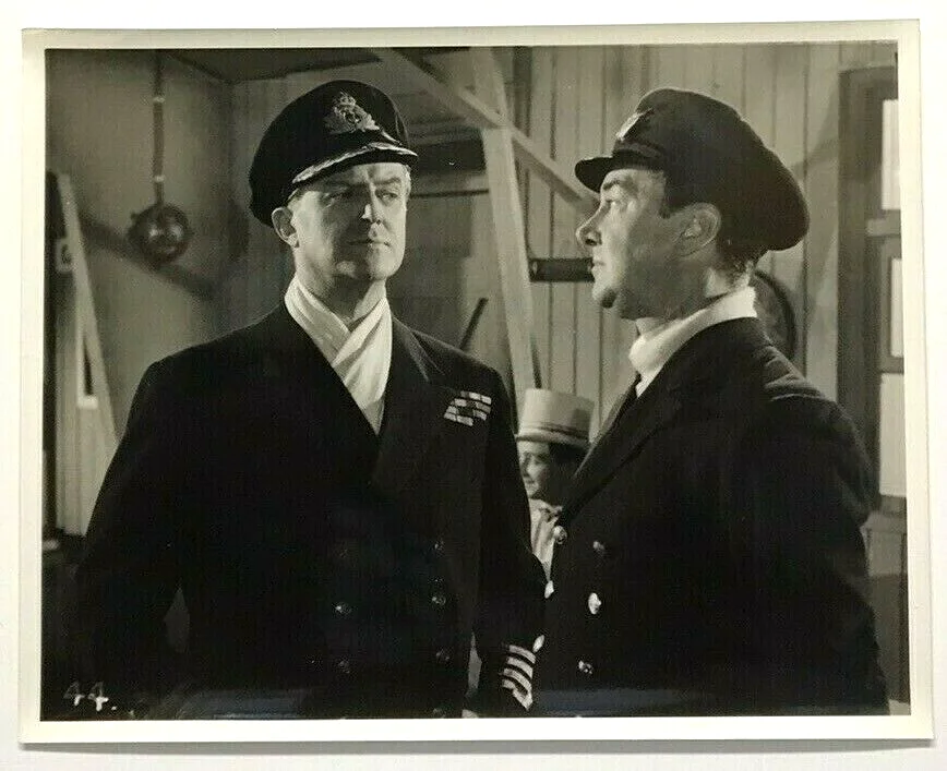 Vintage Movie Film Photo Jack Warner Albert RN Scene War Navy 1953, изображение 2