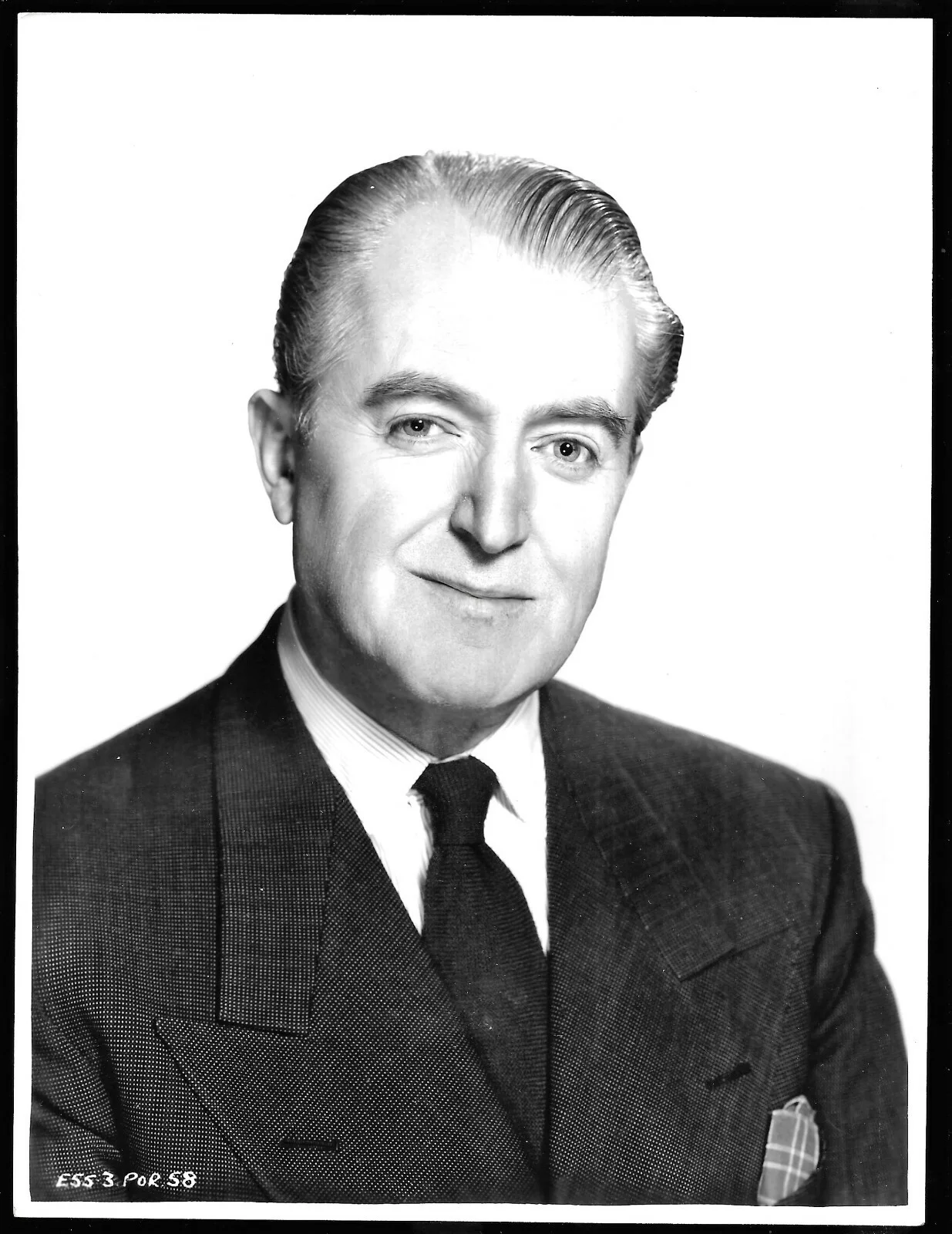 British Actor Jack Warner Studio Press Photo Suit 1940s-1950s, image 2