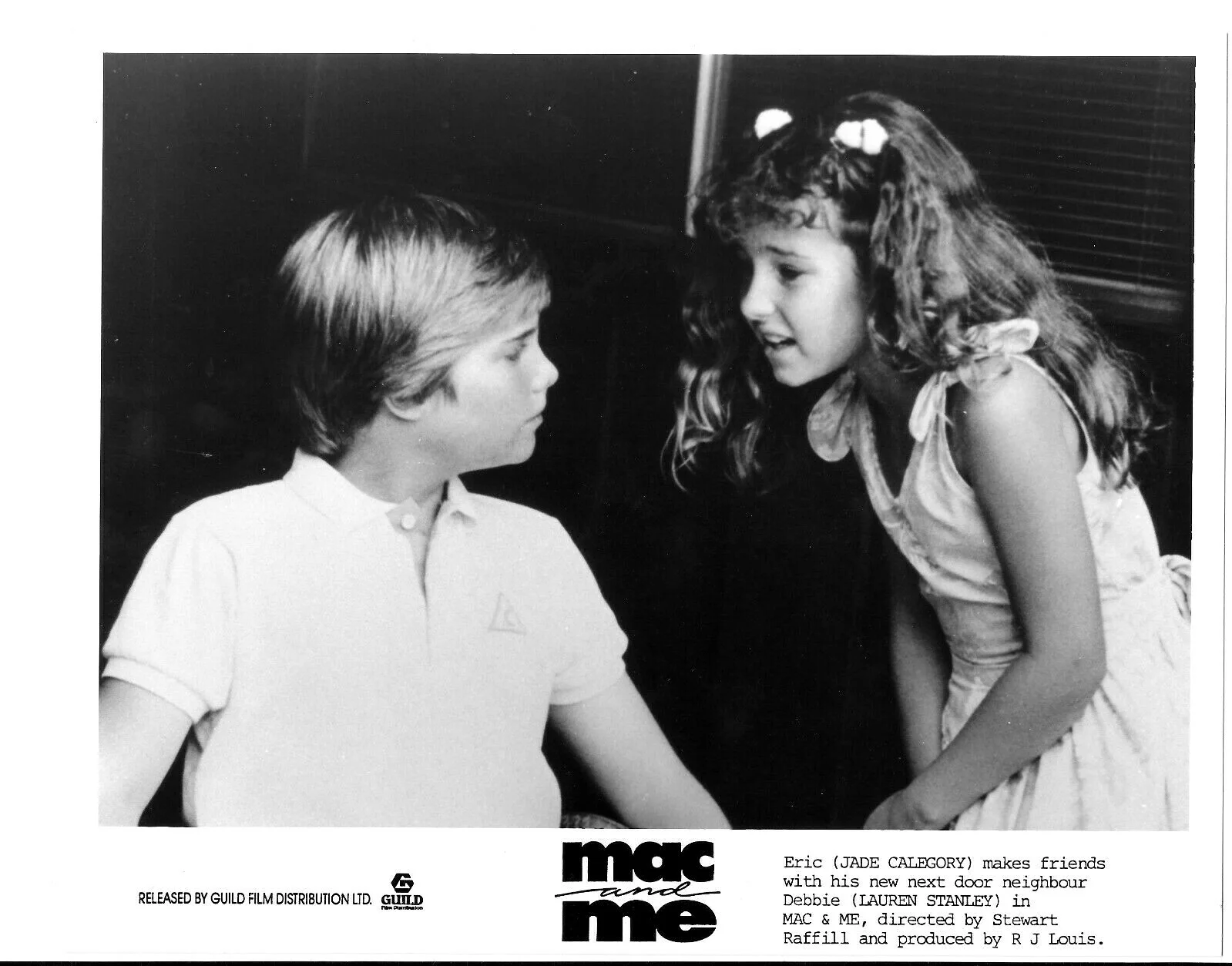 Movie Mac and Me Press Photo Still Jade Calegory Lauren Stanley Scene 10" x 8", изображение 2