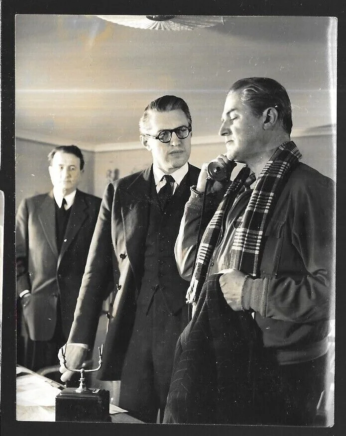 British Actor Jack Warner On Set Photos Valley Of Eagles Movie Film Lot 1951, изображение 4