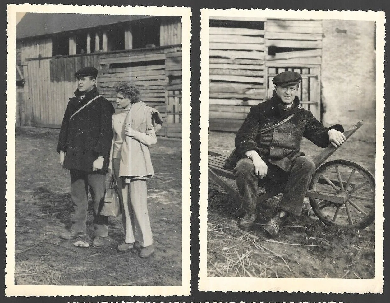 British Actor Jack Warner Photo Postcards Valley Of Eagles Film Movie Lot x3, изображение 2