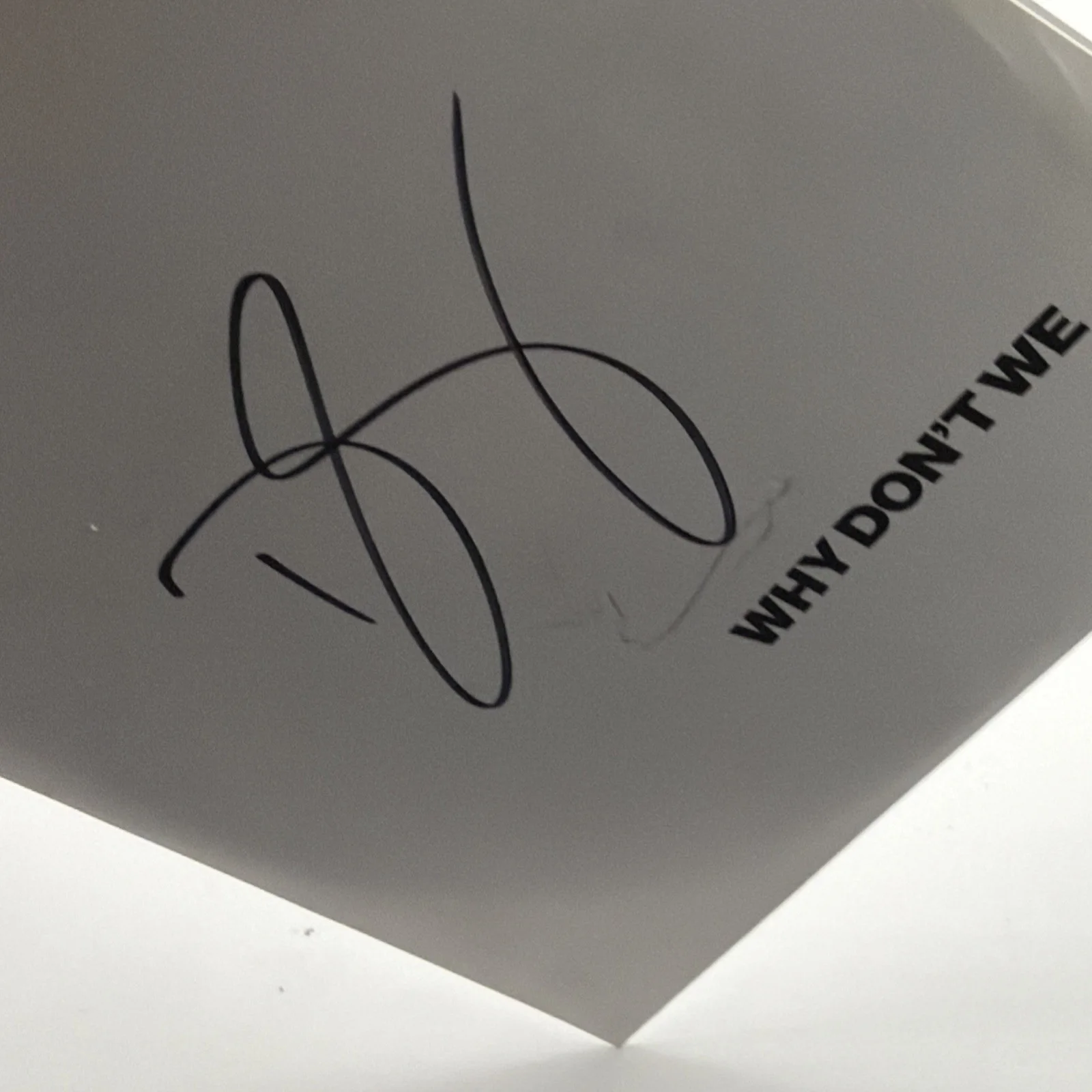 Why Don’t We Corbyn Besson 2 Autographed CDs Fallin & The Good Times Signed, image 4