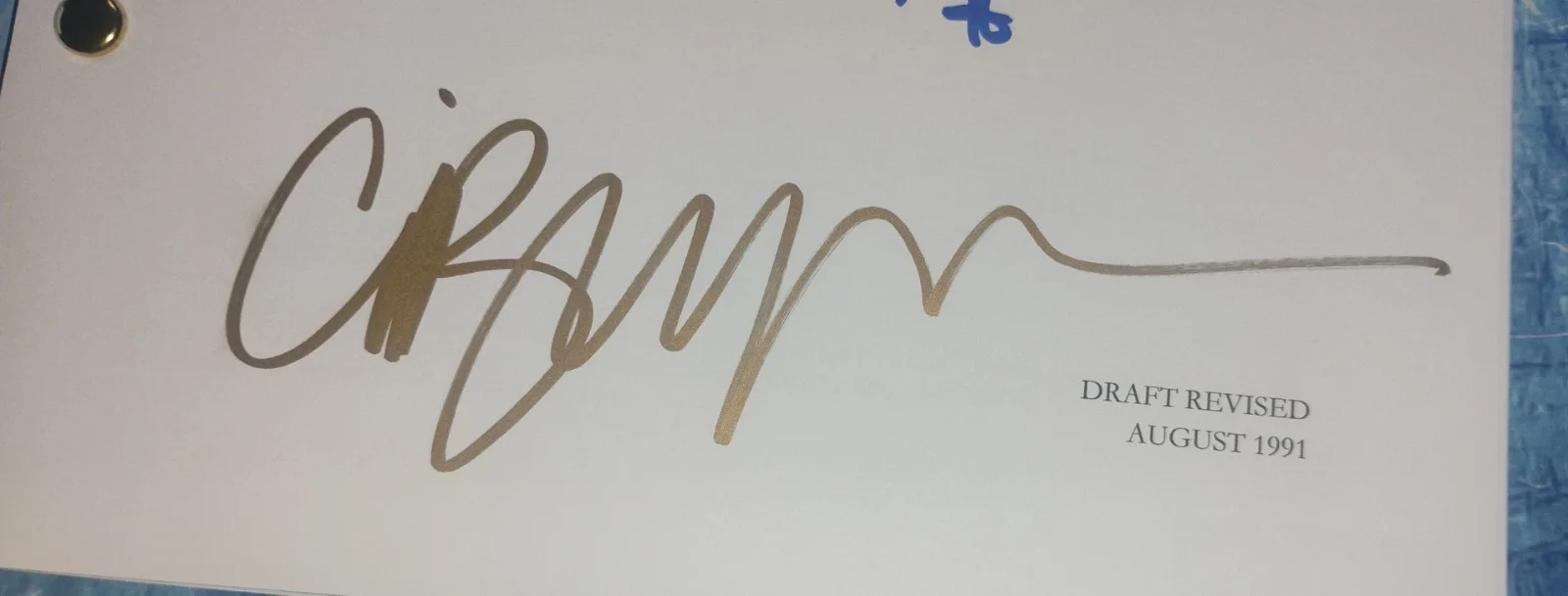 Tony Todd & Clive Barker Hand Signed Candyman Script COA - NO US TARIFFS, image 4