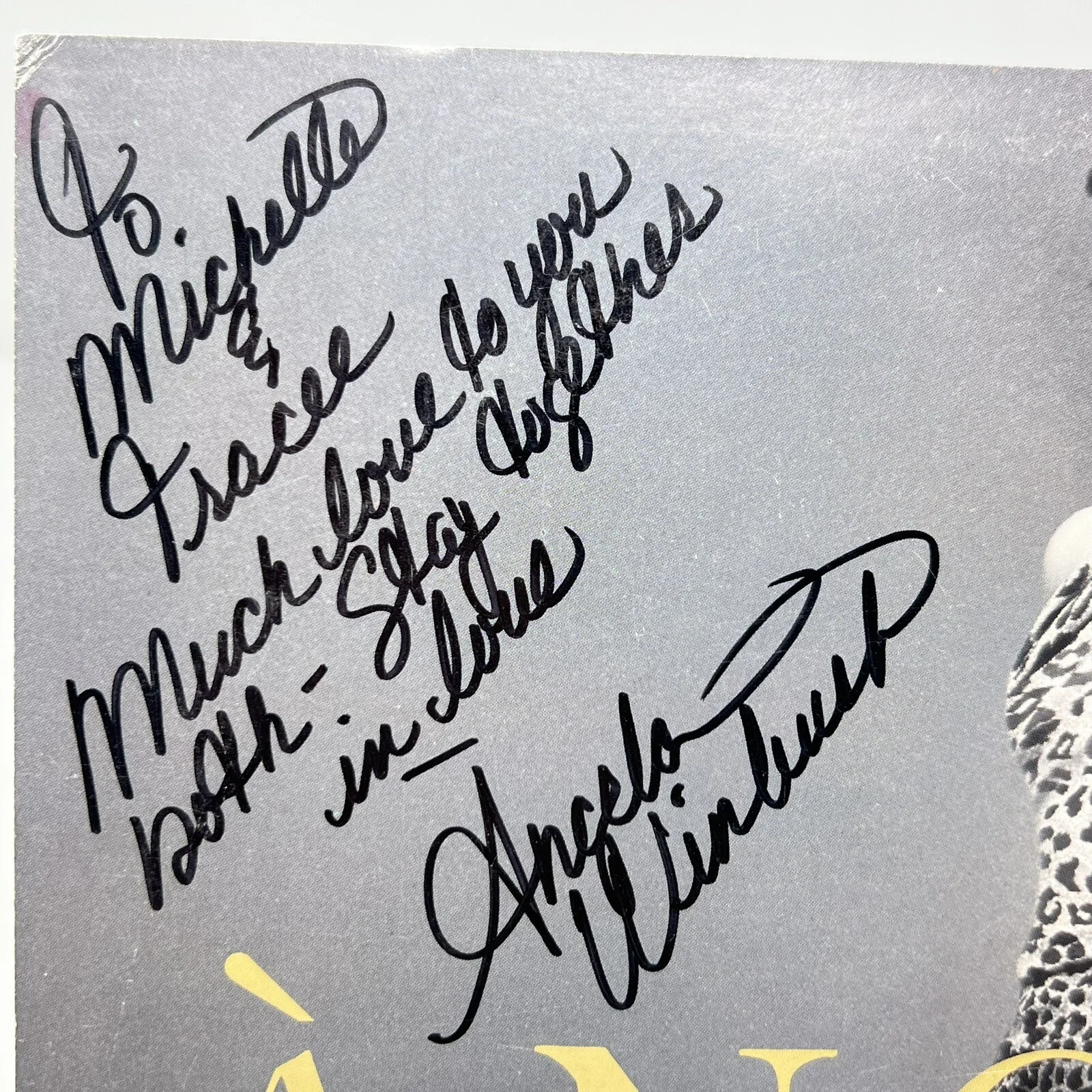 Angela Winbush Signed PHOTO Self Titled Album Cover 90s RARE 12” x 12”, изображение 2