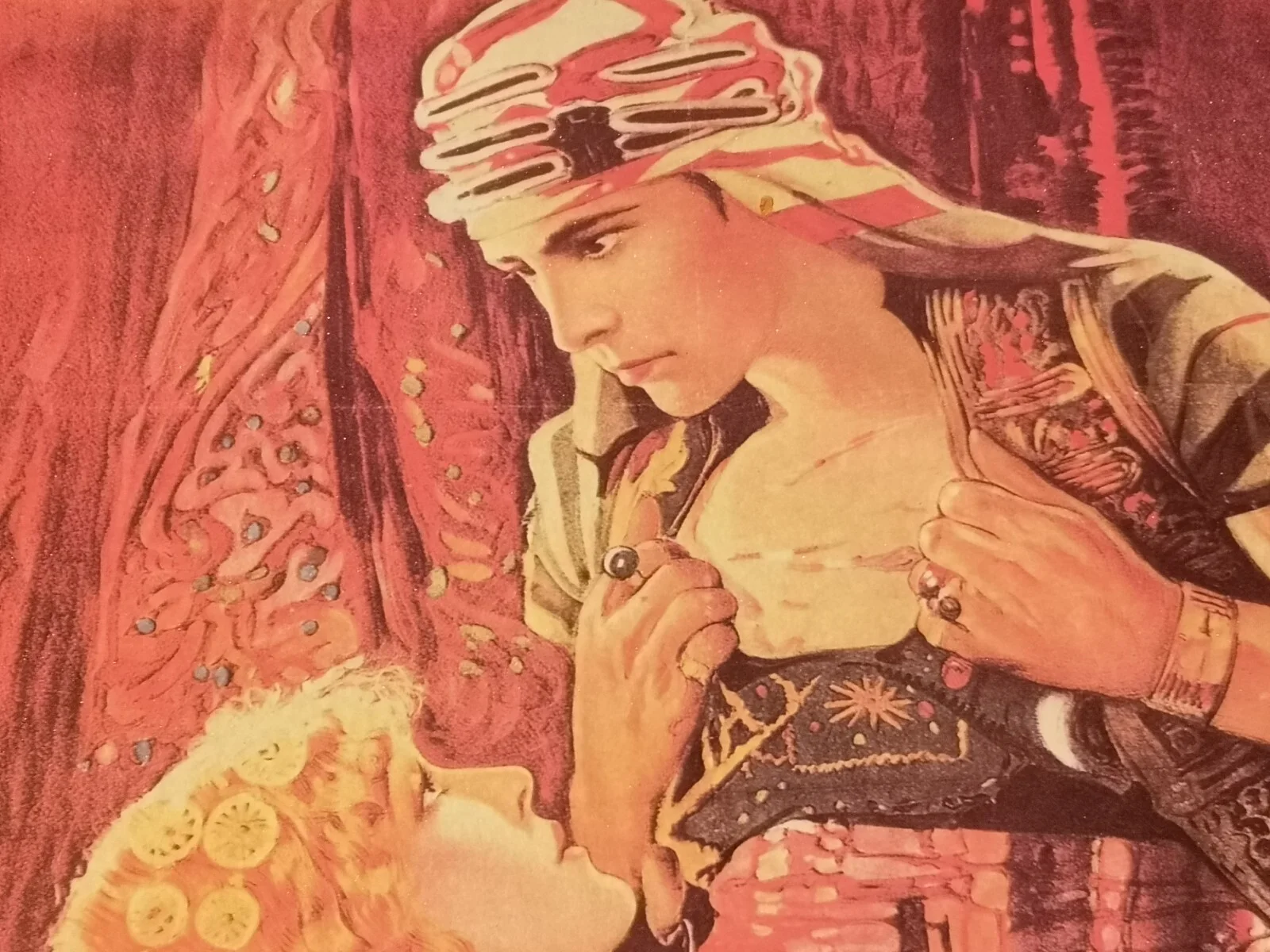 THE SON OF THE SHEIK Movie Poster - Rudolph Valentino 1926 - 28x38 cm - See Desc, изображение 4