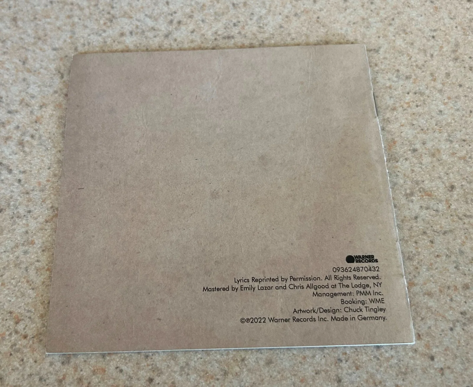 GOO GOO DOLLS -- Chaos In Bloom -- SIGNED CD Insert Booklet, image 2