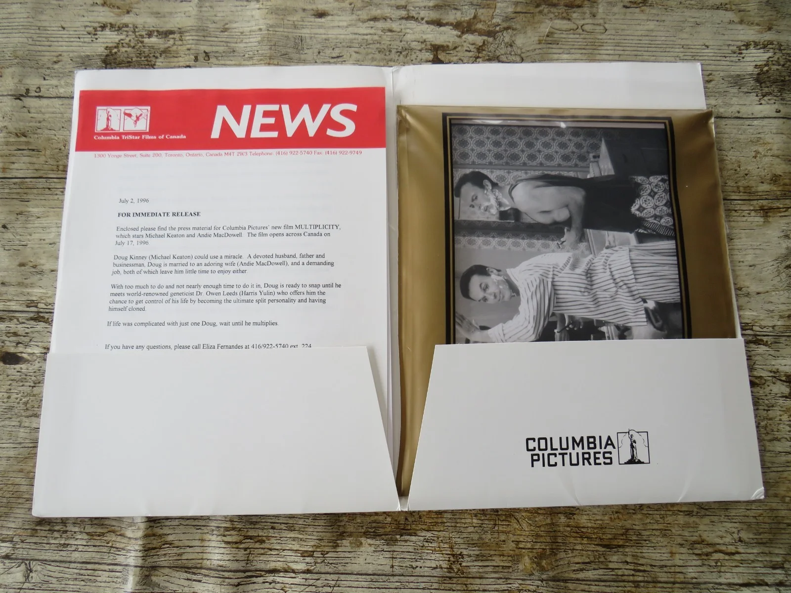 MULTIPLICITY ORIGINAL 1996 CINEMA MOVIE PRESS KIT Michael Keaton 10 PHOTOS, изображение 2