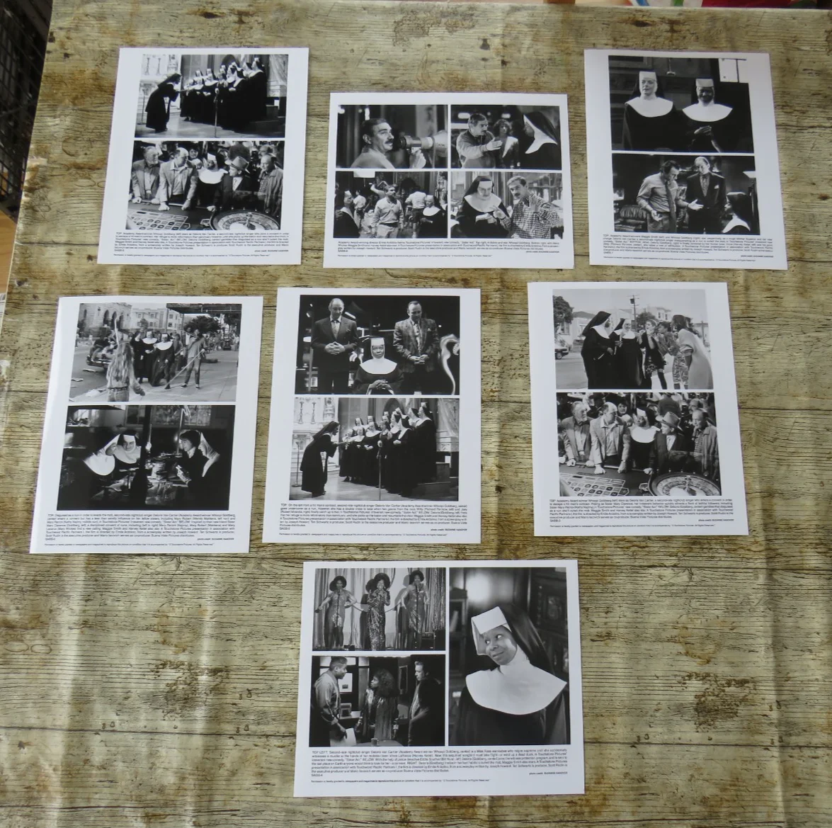 SISTER ACT ORIGINAL 1992 CINEMA MOVIE PRESS KIT Whoopi Goldberg 7 PHOTOS, изображение 4