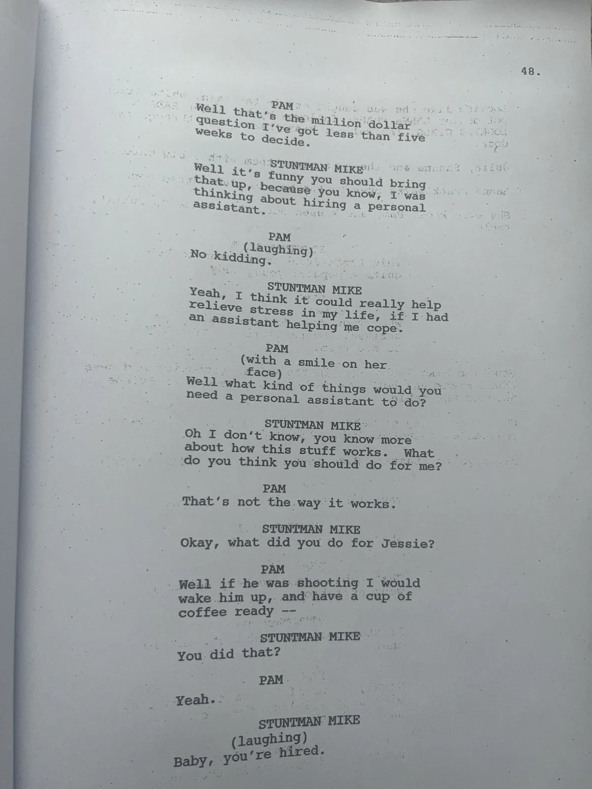 Death Proof Screenplay/ Script. Quentin Tarantino, Kurt Russell, Zoe Bell., image 2
