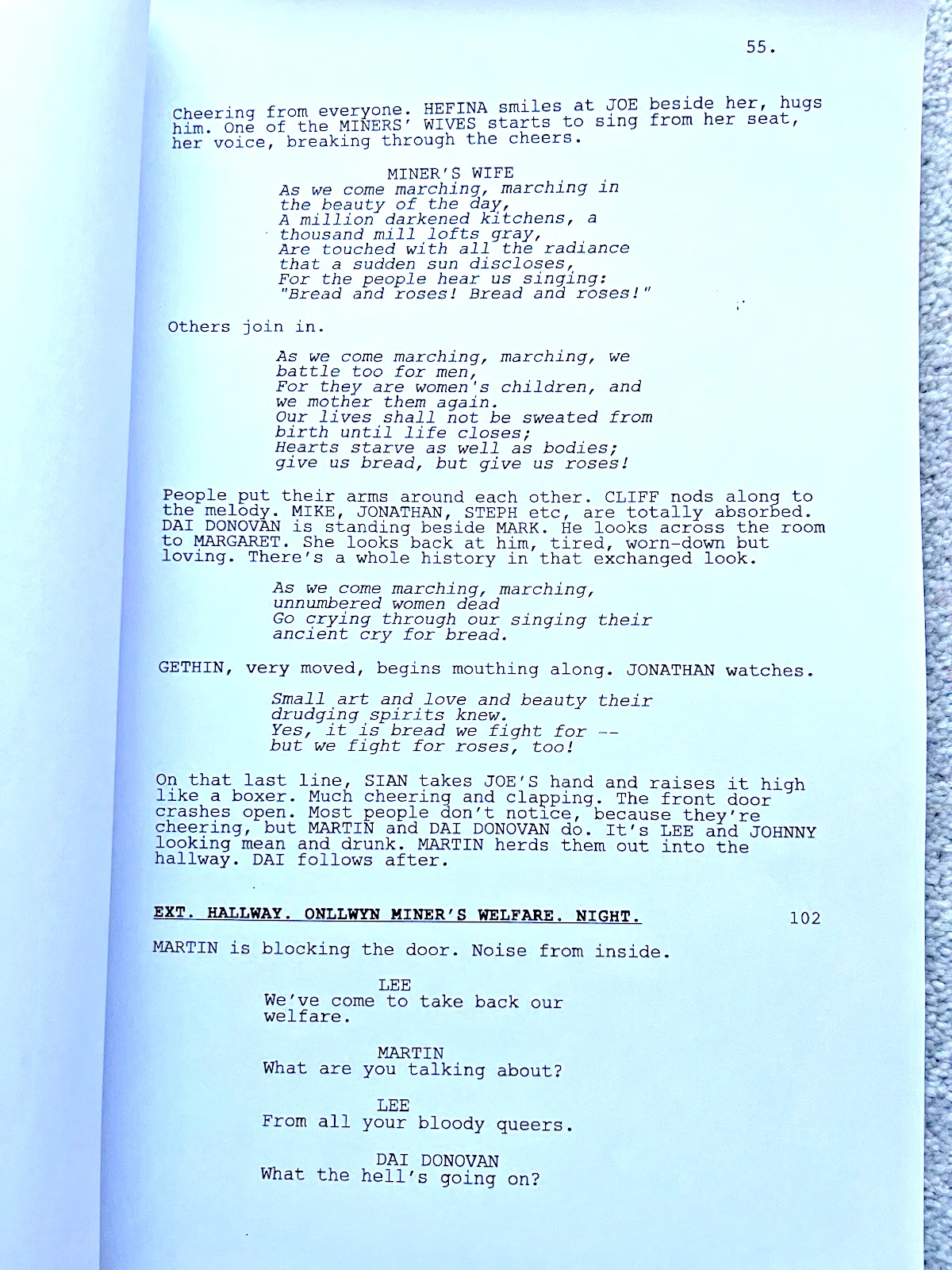 Pride Film Screenplay / Script. George Mackay, Bill Nighy. Gay interest., изображение 2