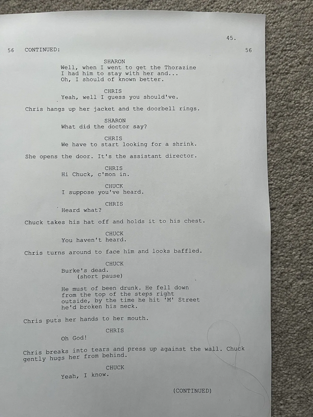 The Exorcist Film Screenplay / Script. Linda Blair, Ellen Burstyn, Jason Miller., изображение 2