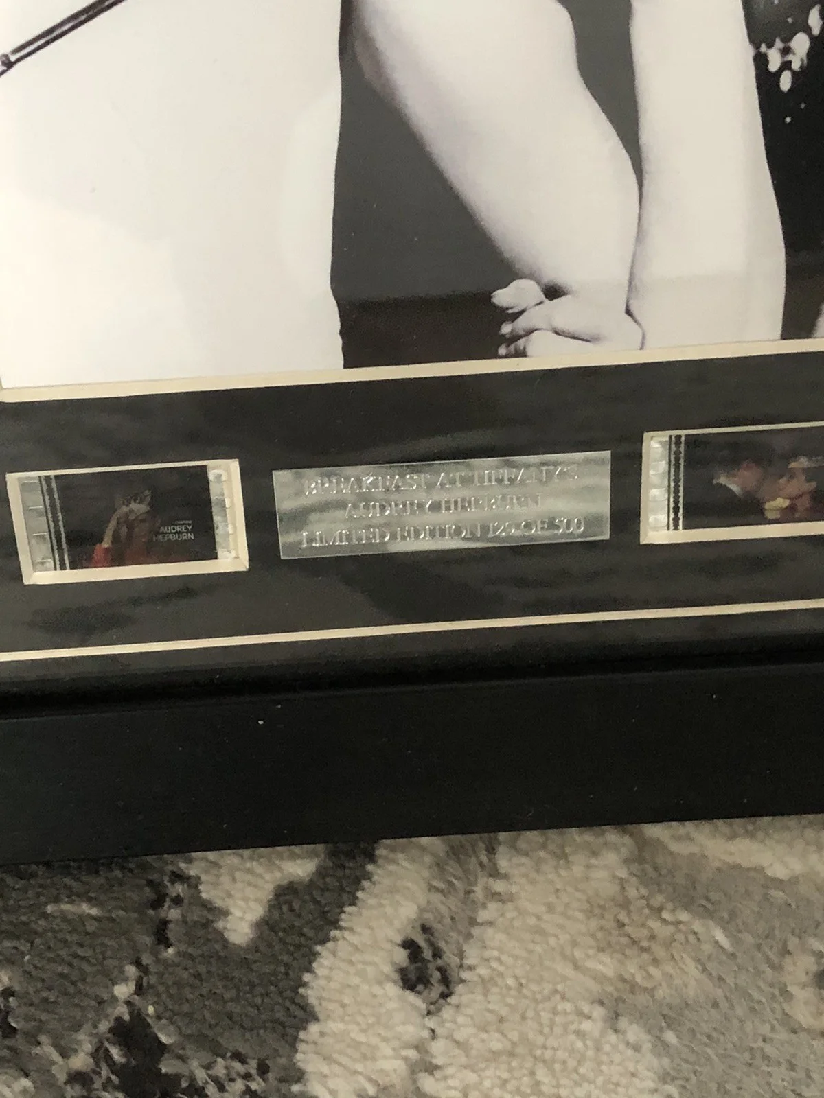 Breakfast At Tiffany’s Audrey Hepburn Limited Edition Film Cells 129of500 Signed, image 3