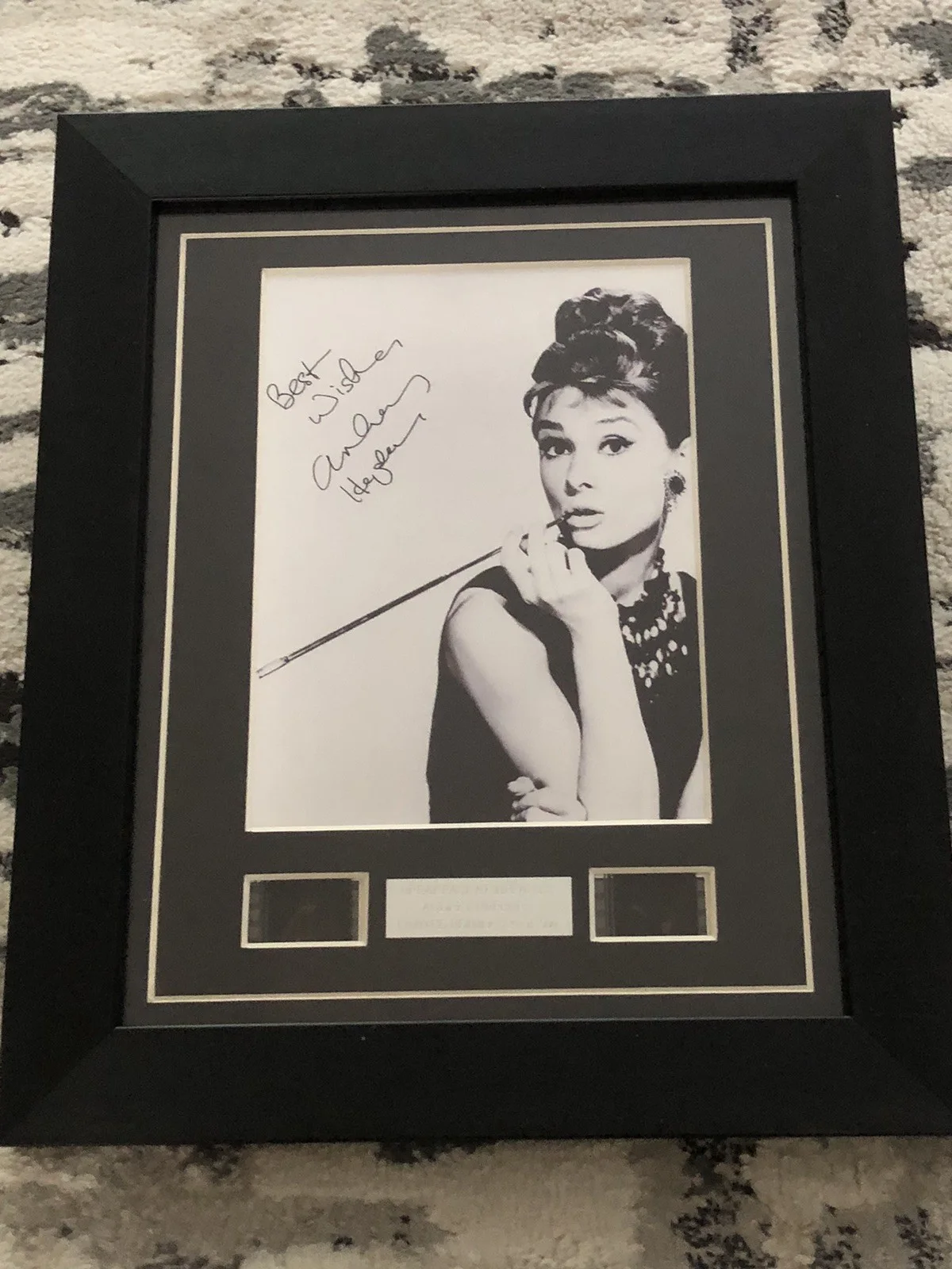 Breakfast At Tiffany’s Audrey Hepburn Limited Edition Film Cells 129of500 Signed, image 5