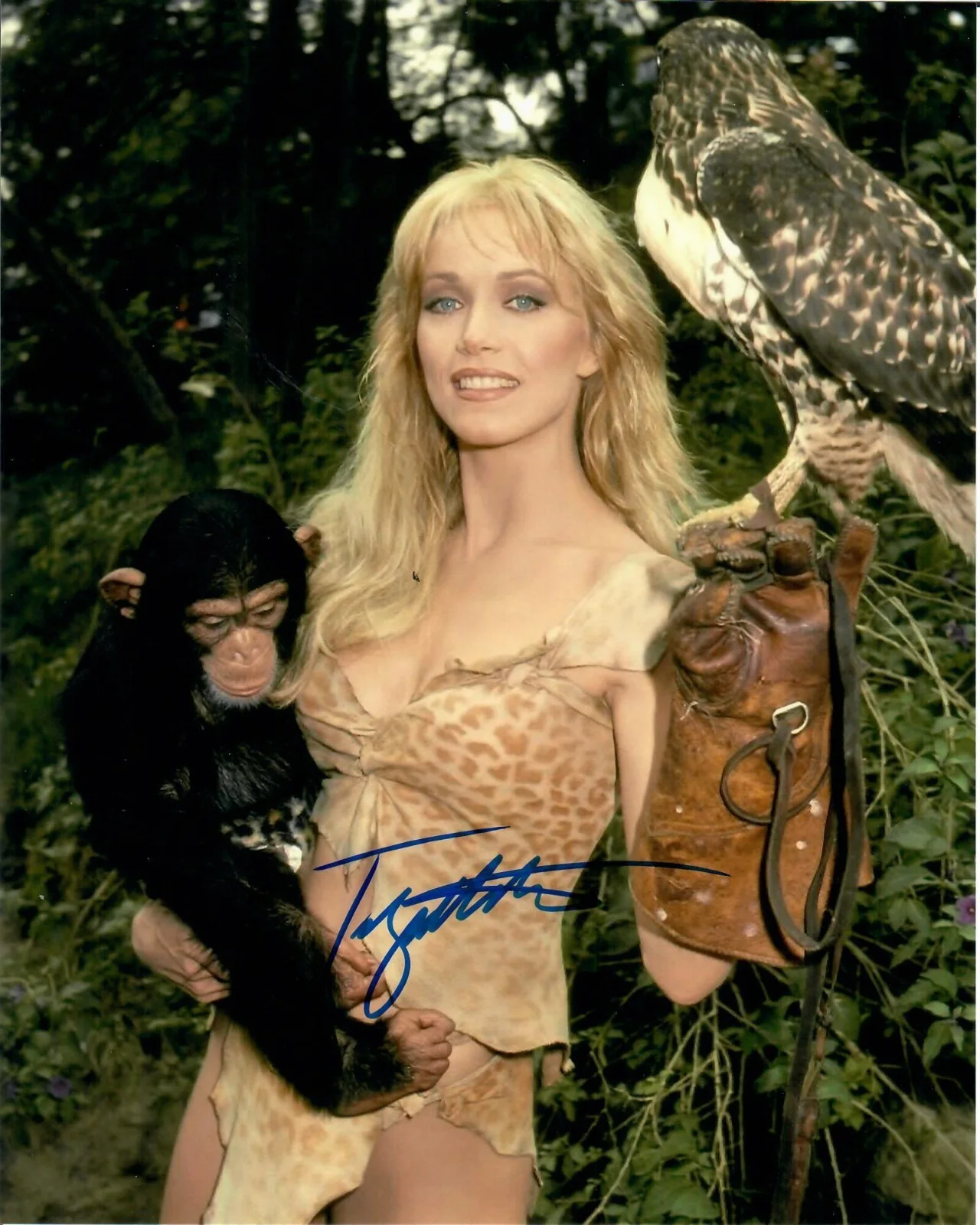 Tanya Roberts — Tanya Roberts Sheena Queen Of The Jungle Actress Signed 8 x 10 Photo TTM COA