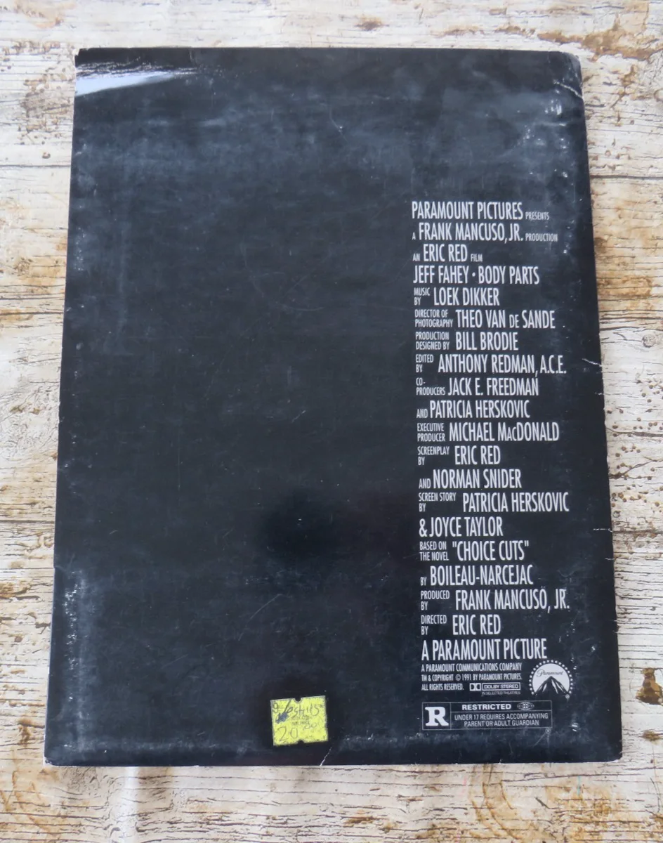 BODY PARTS ORIGINAL 1991 CINEMA FILM MOVIE PRESS KIT Jeff Fahey 6 PHOTOS HORROR, изображение 5