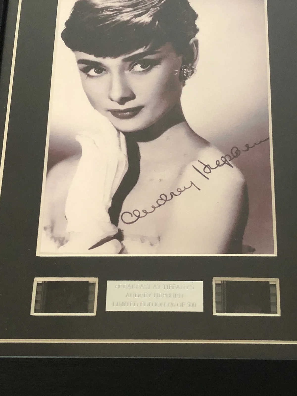 Breakfast At Tiffany’s Audrey Hepburn Limited Edition Film Cells 126of500 Signed, изображение 2