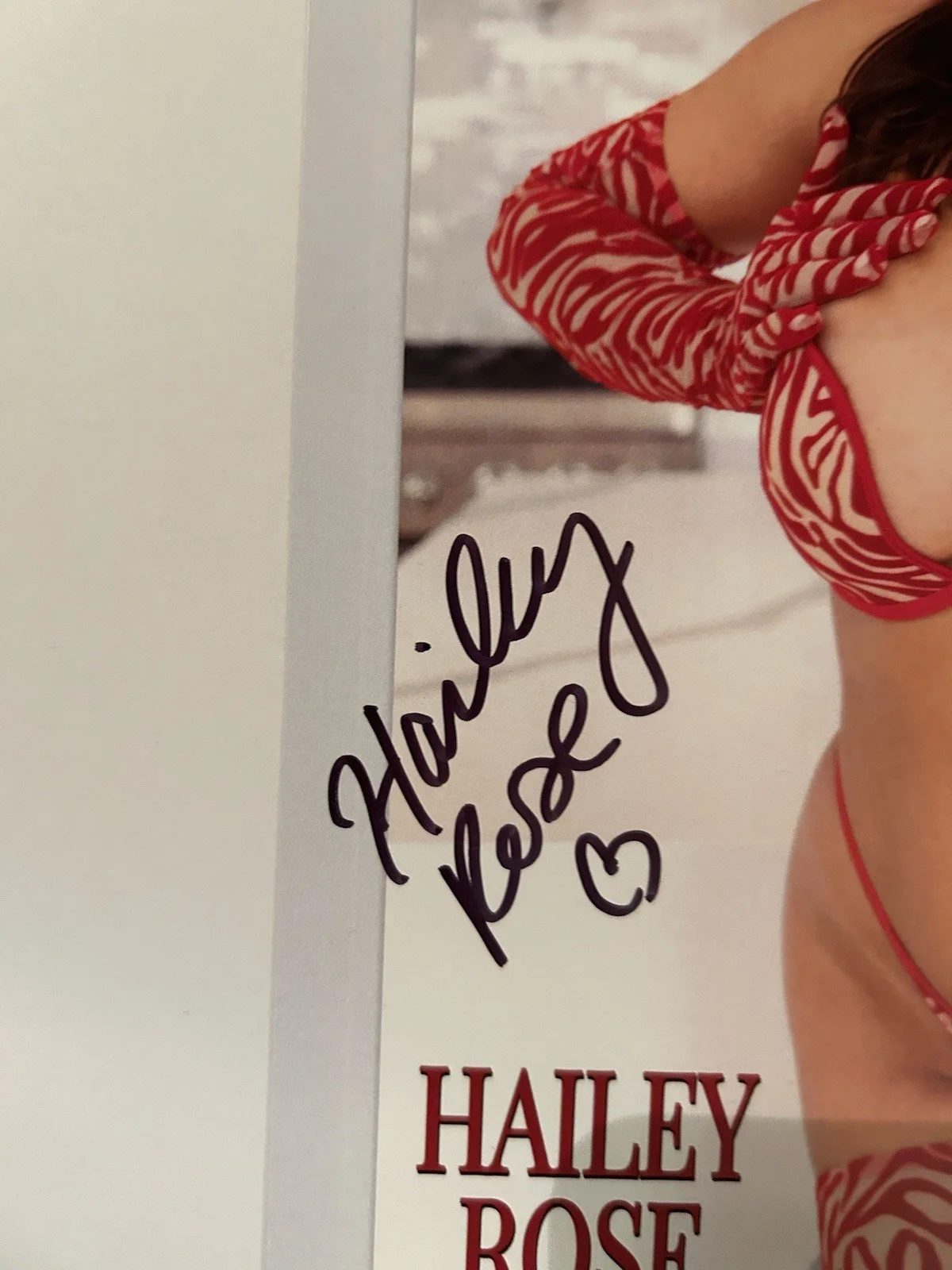 Hailey Rose Adult Star Signed 8x10 Photo Jules Jordan Productions Autograph AVN, изображение 4