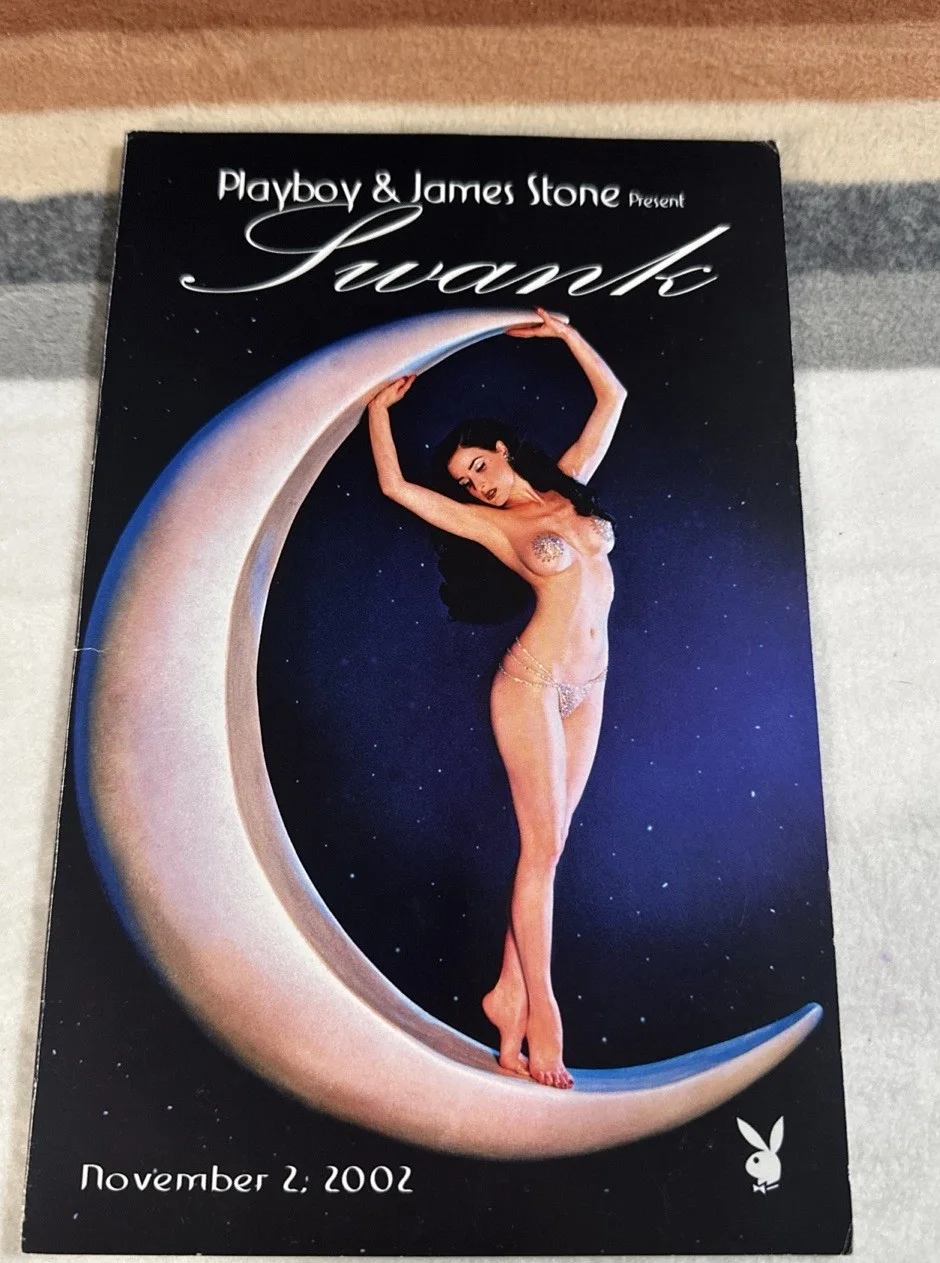 VTG Playboy Swank Burlesque Show Dita Von Teese 2002 Program Flyer! Rare!, image 3