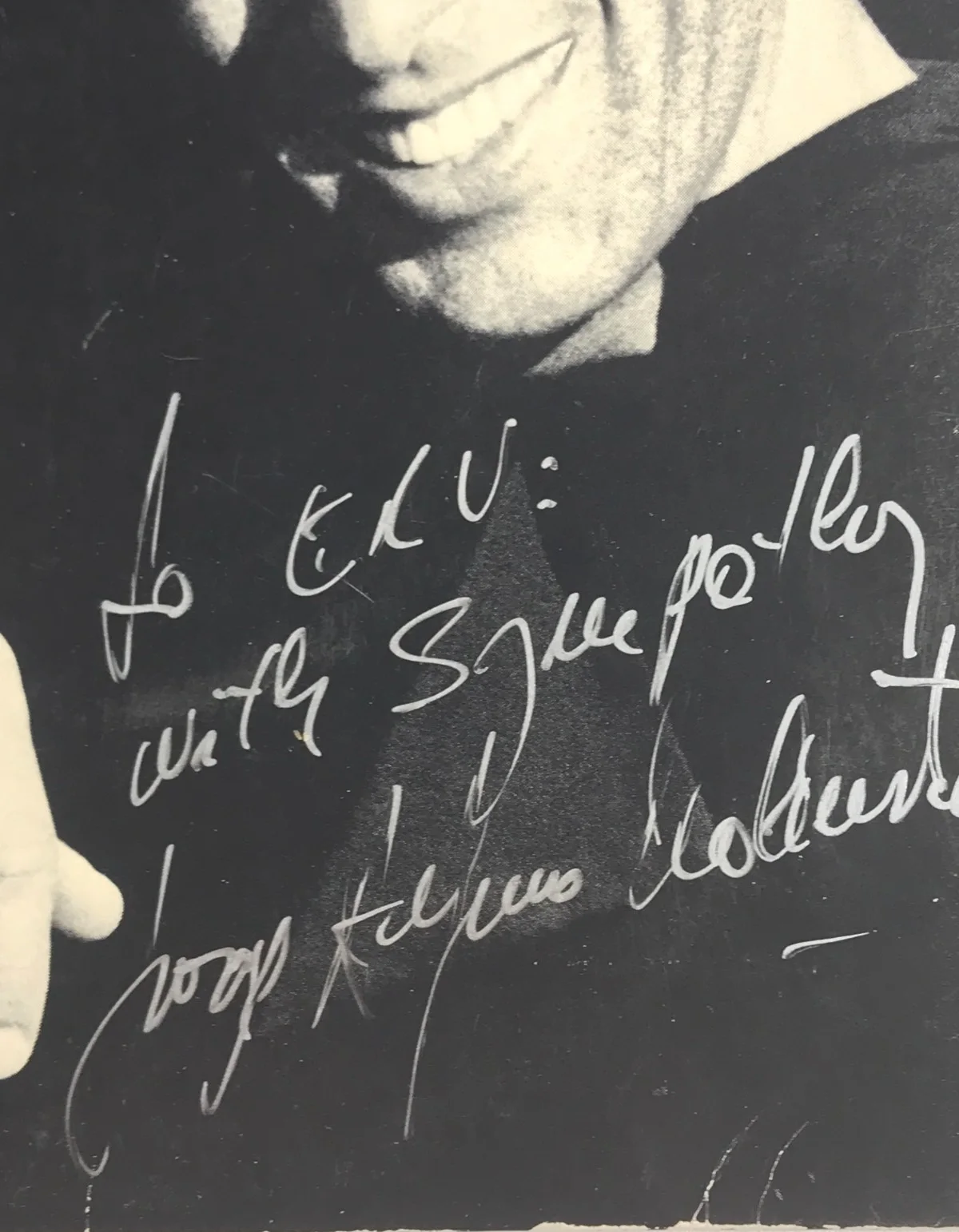JORGE ALFREDO VALIENTE - SIGNED 45 RPM - 7 INCH - 1984, image 3