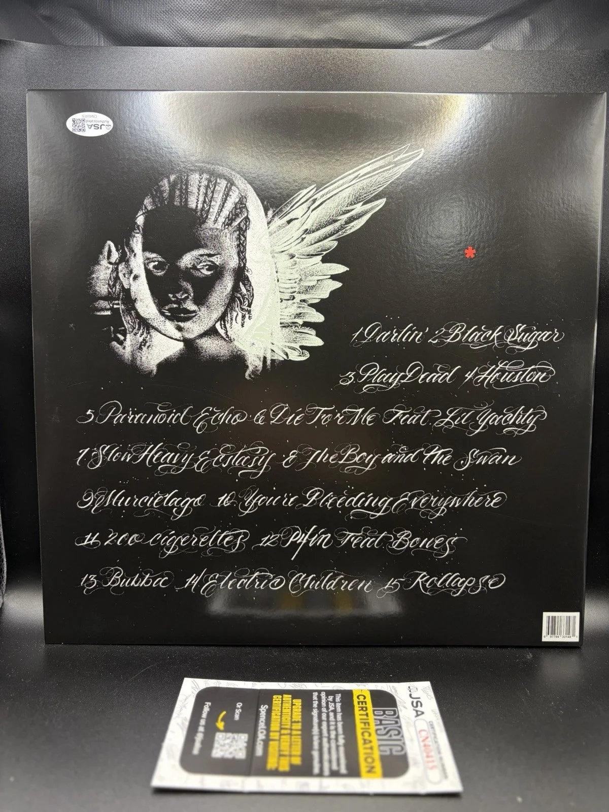 JEAN DAWSON SIGNED GLIMMER OF GOD VINYL RECORD JSA COA, изображение 3