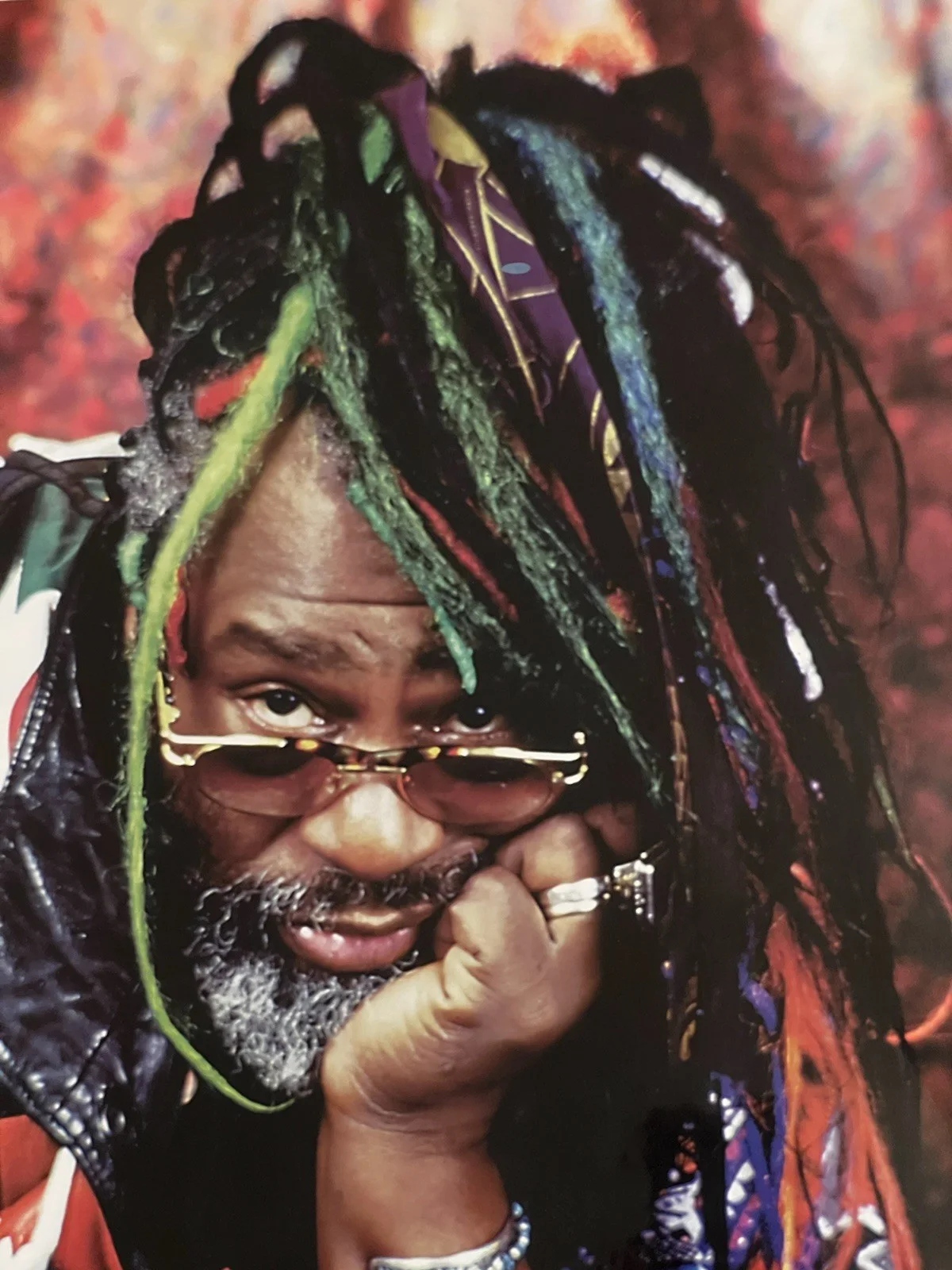 George Clinton Autographed 'Teachers Work Harder Than You Do' Poster 1997 RARE🔥, изображение 5