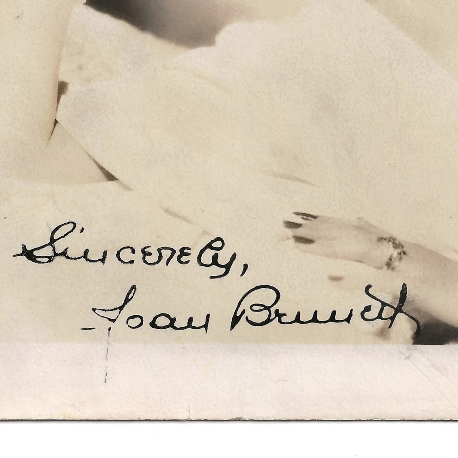 Joan Bennett — Actress Joan Bennett Signed Autographed Promotional Portrait Photo 5 x 7, image 2