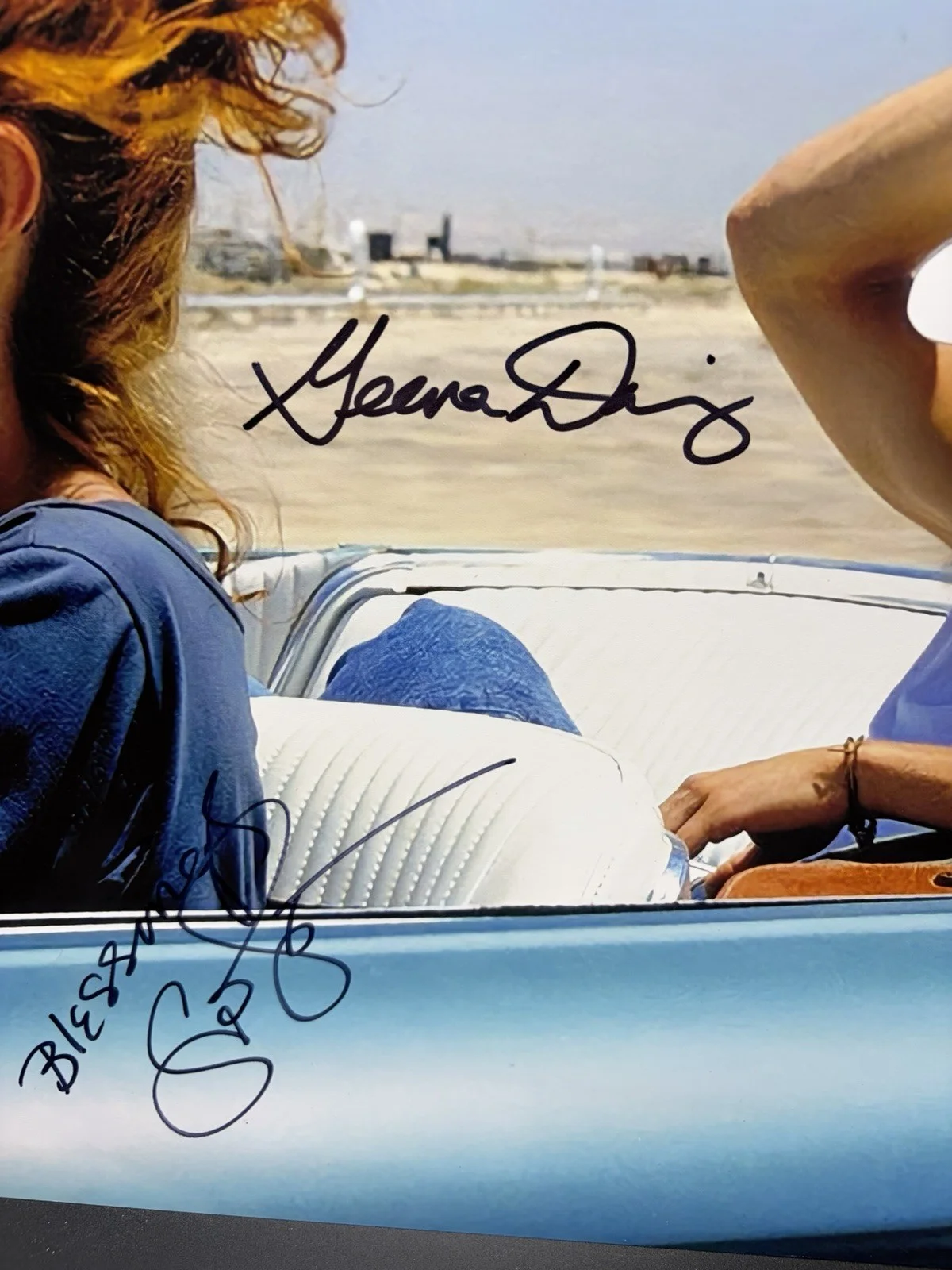 Susan Sarandon Geena Davis signed 11x14 Photo Pic JSA COA Thelma Louise Auto, image 2