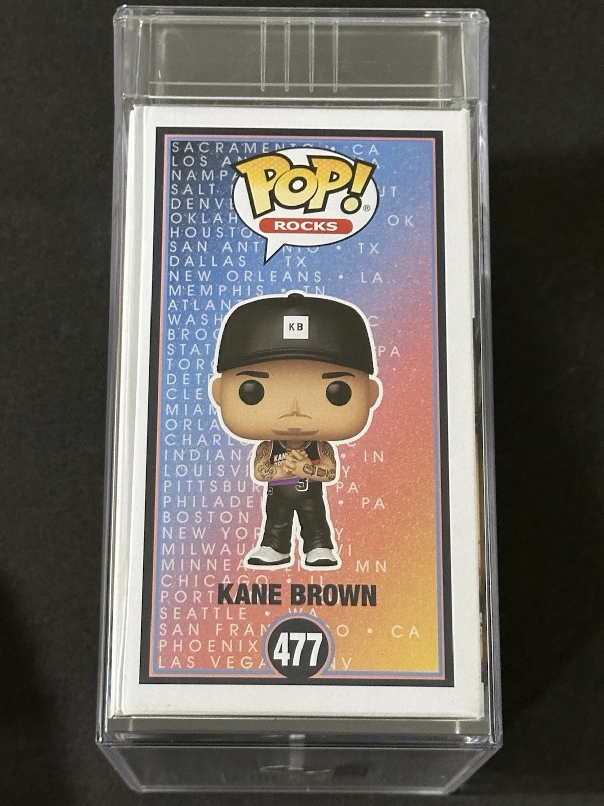 Kane Brown Signed Encapsulated Funko Pop #477 Autographed Auto - PSA DNA COA!, image 4