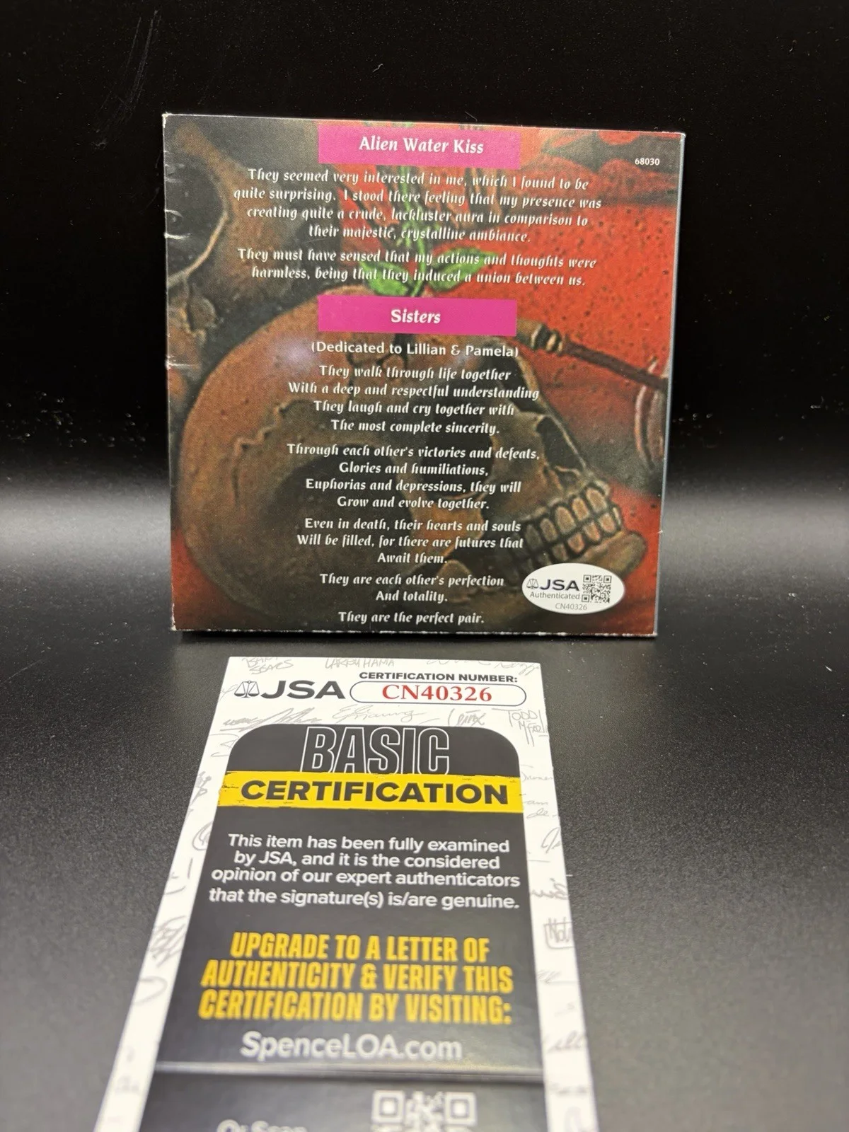 Steve Vai signed autographed Passion and Warfare CD booklet JSA Coa, image 2