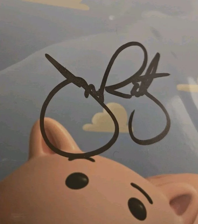 John Ratzenberger — JOHN RATZENBERGER SIGNED TOY STORY HAMM 8x10 PHOTO W/ COA, изображение 2