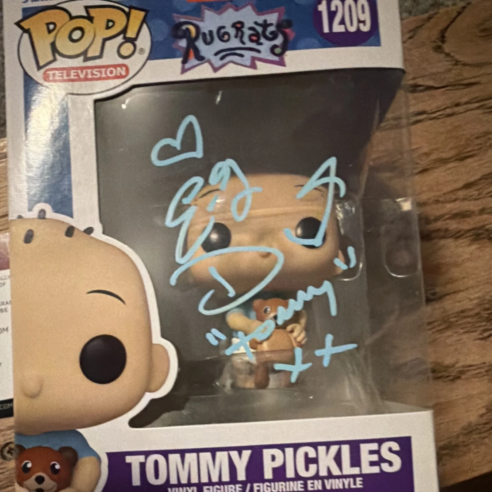eg Daily — eg Daily signed Tommy Pickles Rugrats Funko! Pristine Auction Authenticated, изображение 4