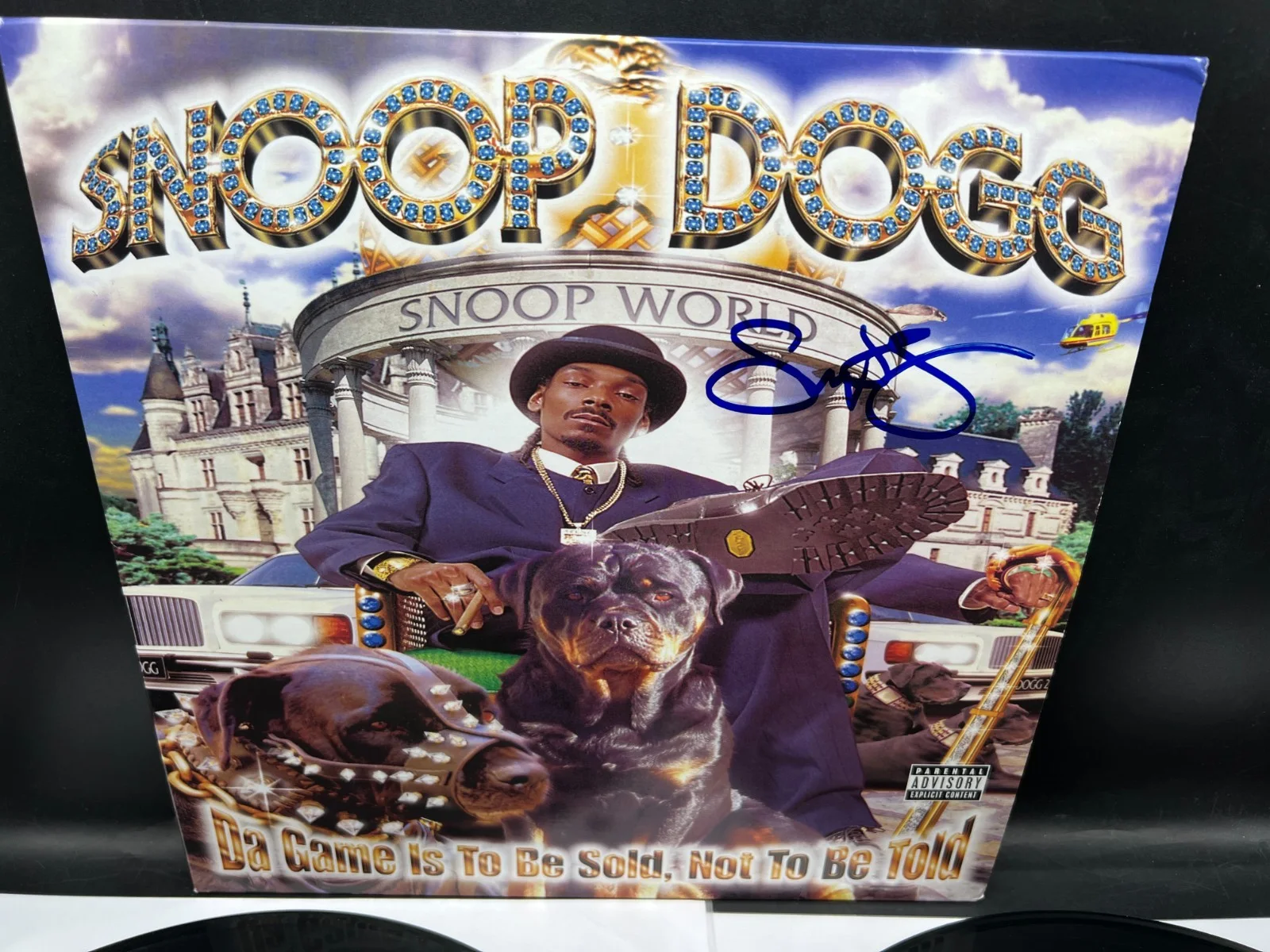 Snoop Dogg Signed Da Game Is to Be Sold, Not to Be Told Vinyl Album 2LP Beckett, изображение 2