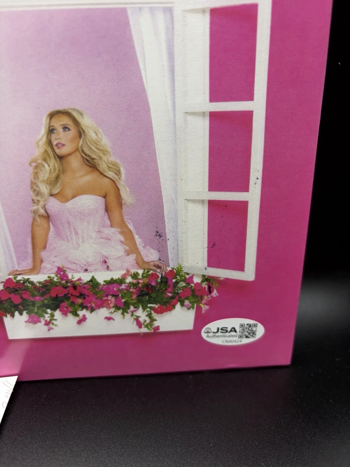 MEGAN MORONEY - Cloud 9: Megan's Signature Pink Signed Vinyl LP JSA COA, image 4