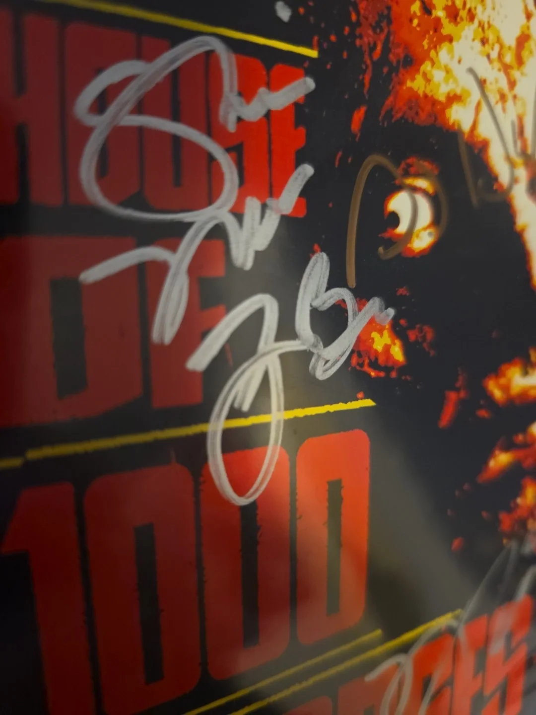 Signed House Of A 1000 Corpse Sherri Moon Zombie, Sid Haig And Rob Zombie!, image 2