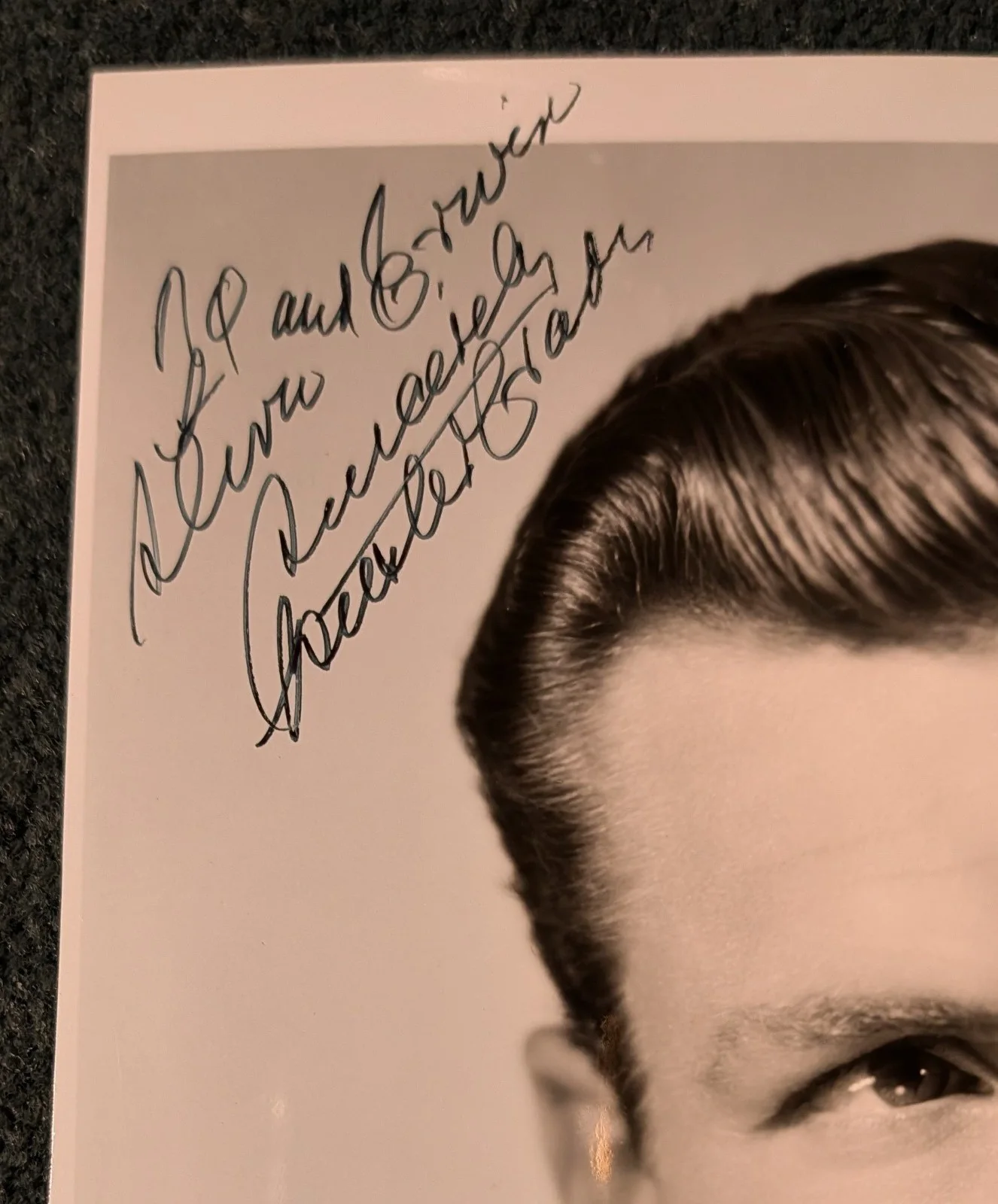 Buster Crabbe — BUSTER CRABBE AUTOGRAPHED STUDIO PORTRAIT 7 3/4x10 STILL PHOTO! FLASH GORDON!, image 2