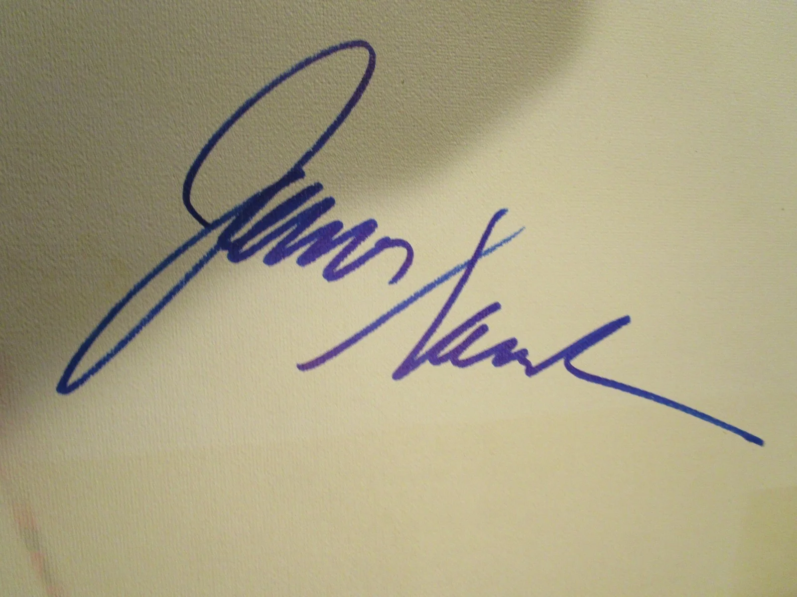 James Gandolfini — James Gandolfini Sopranos Autographed Signed 8x11 CANVAS SHEET, image 2