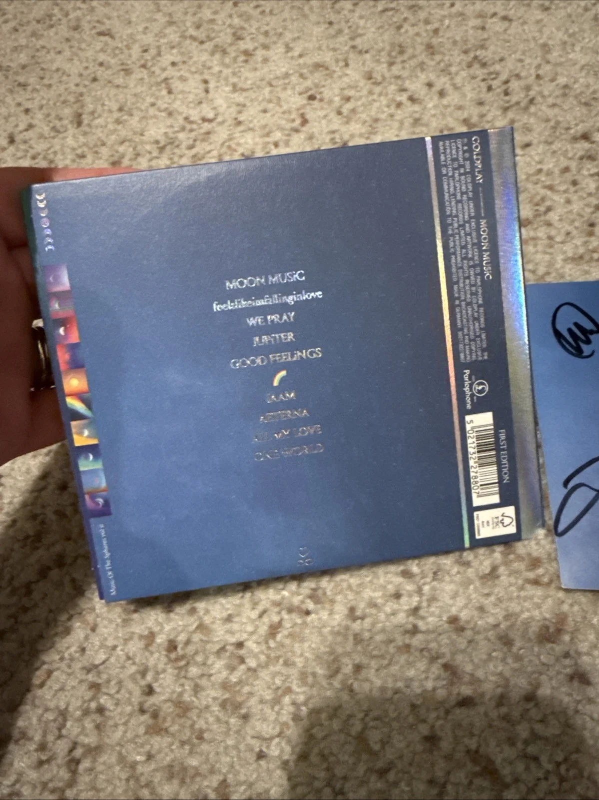Coldplay “Moon Music” Signed Album, image 3